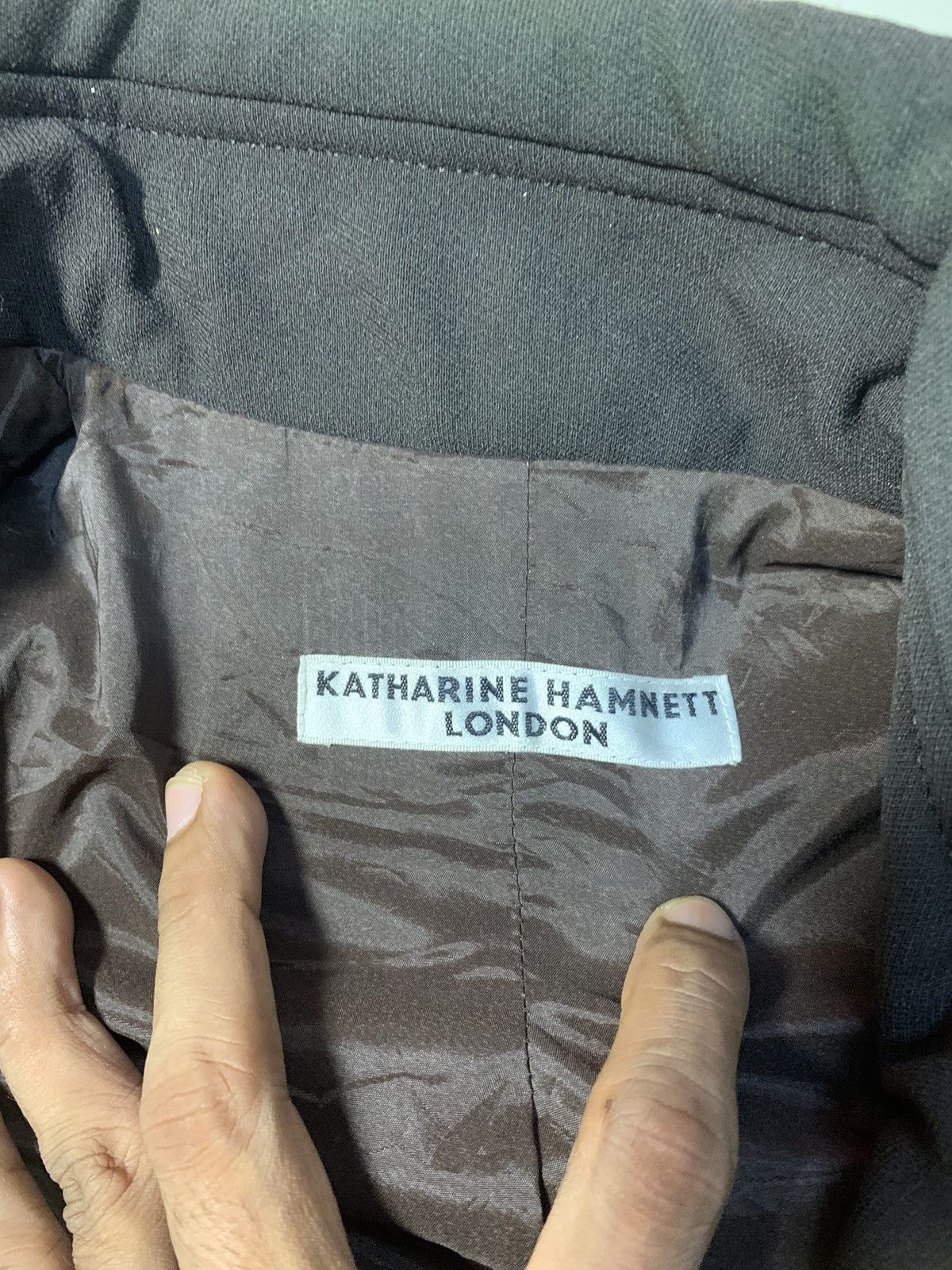Katharine Hamnett London 90s KATHARINE HAMNETT LONDON LONG JACKET RARE Size US S / EU 44-46 / 1 - 11 Thumbnail