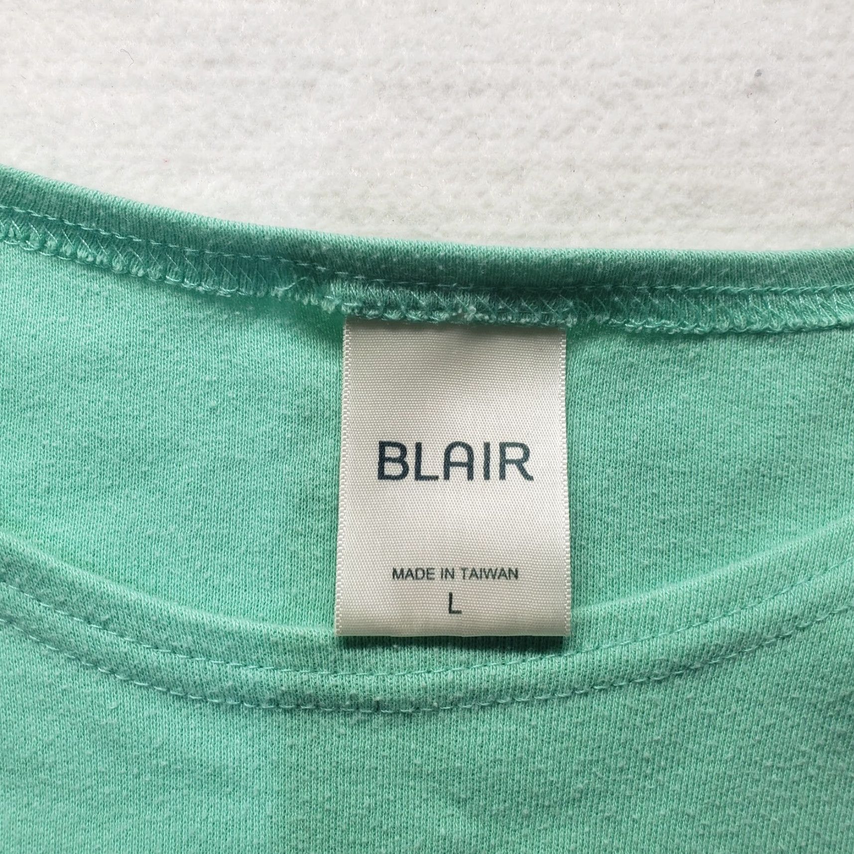 Blair Blair Green Floral Embroidered Crewneck Sweater Adult Women Large Size L / US 10 / IT 46 - 3 Thumbnail
