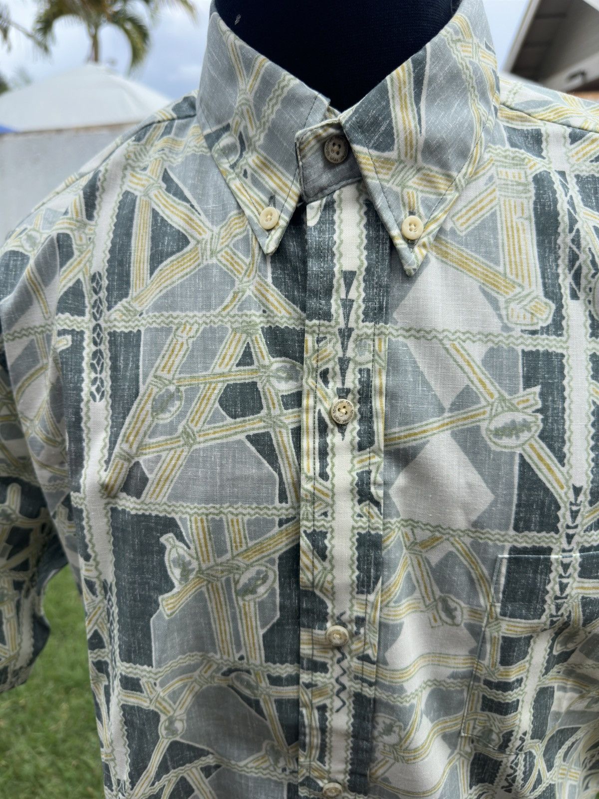 Reyn Spooner New Reyn Spooner Palapala Kai Hawaiian Multicolored Men's L Size US L / EU 52-54 / 3 - 3 Thumbnail