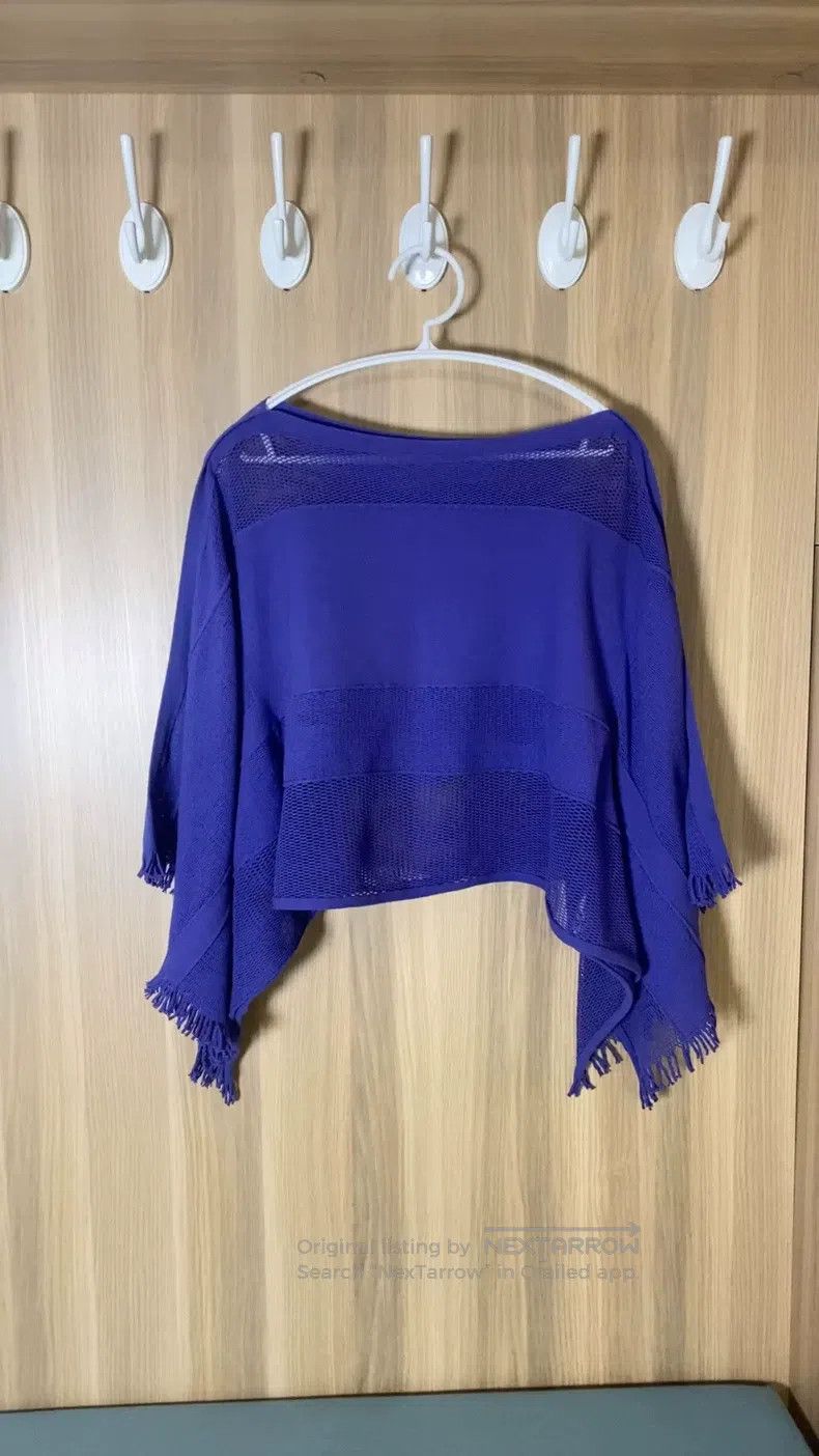 Issey Miyake Issey Miyake Blue Long Sleeve Top Size M / US 6-8 / IT 42-44 - 1 Thumbnail