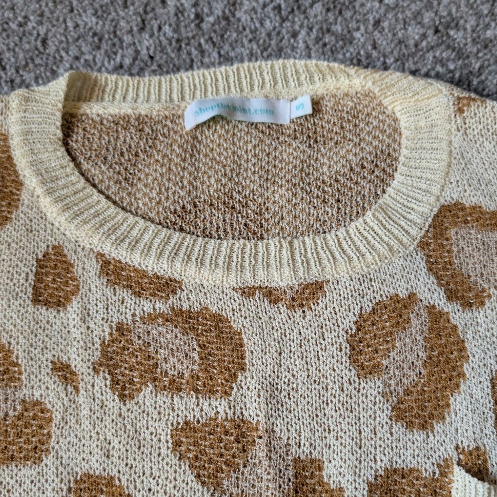 Other Animal Print Lightweight Sweater T-shirt by Shop the Mint. Size S / US 4 / IT 40 - 7 Thumbnail