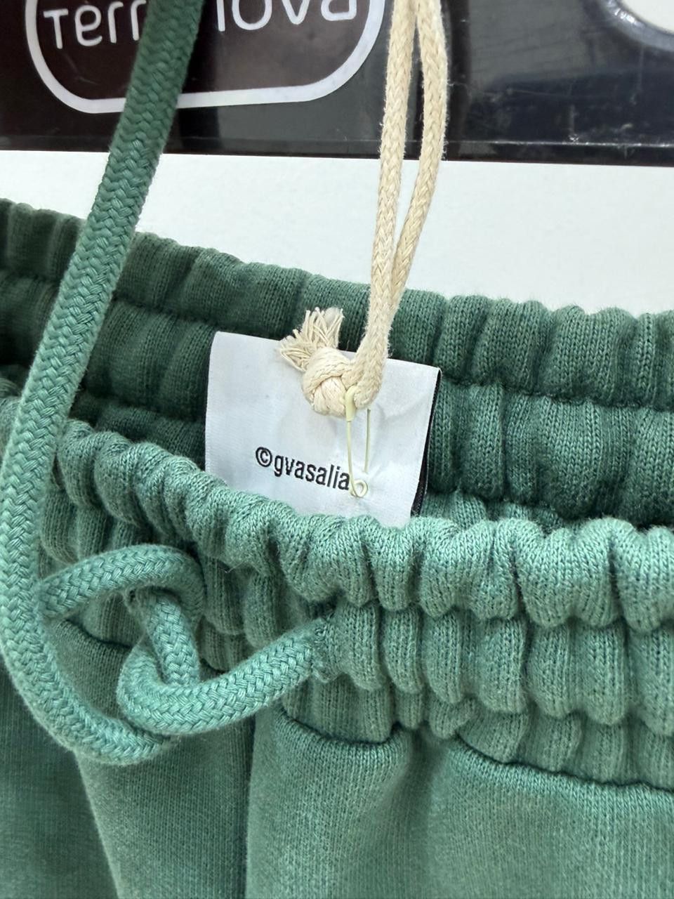 Vetements CC28 Logo Detail Cotton Track-Pant in Green Size US 28 / EU 44 - 5 Thumbnail