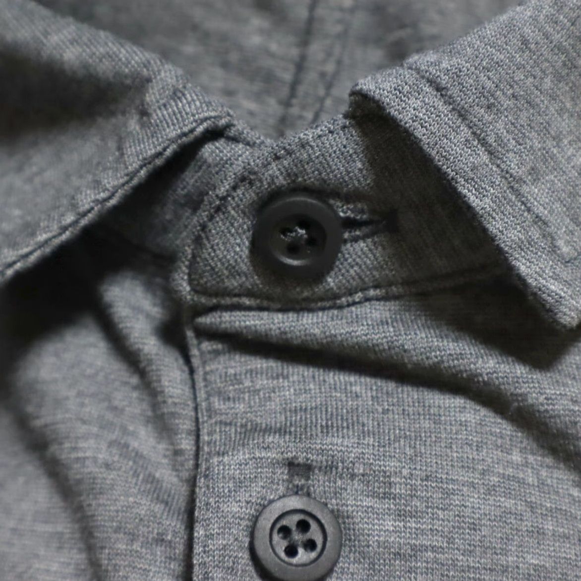 Lululemon Lululemon Evolution Nylon Heather Polo Shirt Gray Men's L Size US L / EU 52-54 / 3 - 6 Thumbnail