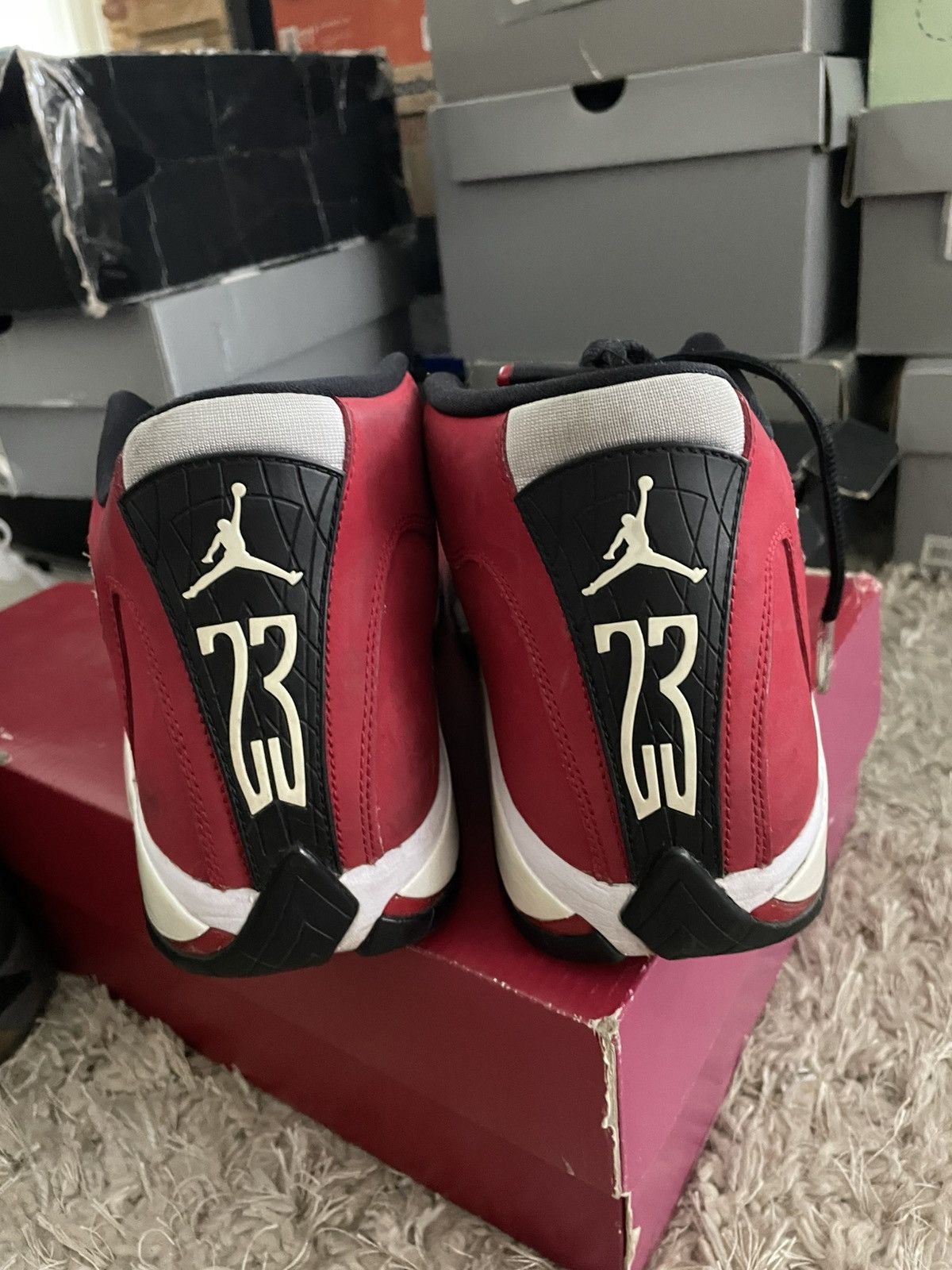 Jordan Brand Jordan 14 Gym Red Size US 9.5 / EU 42-43 - 6 Thumbnail