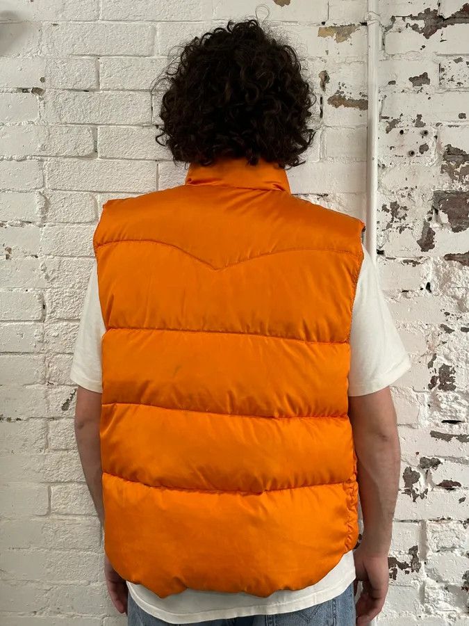Polo Ralph Lauren 2010s Ralph Lauren Denim & Supply Orange Camo Reversible Puffer Vest Size US M / EU 48-50 / 2 - 5 Thumbnail