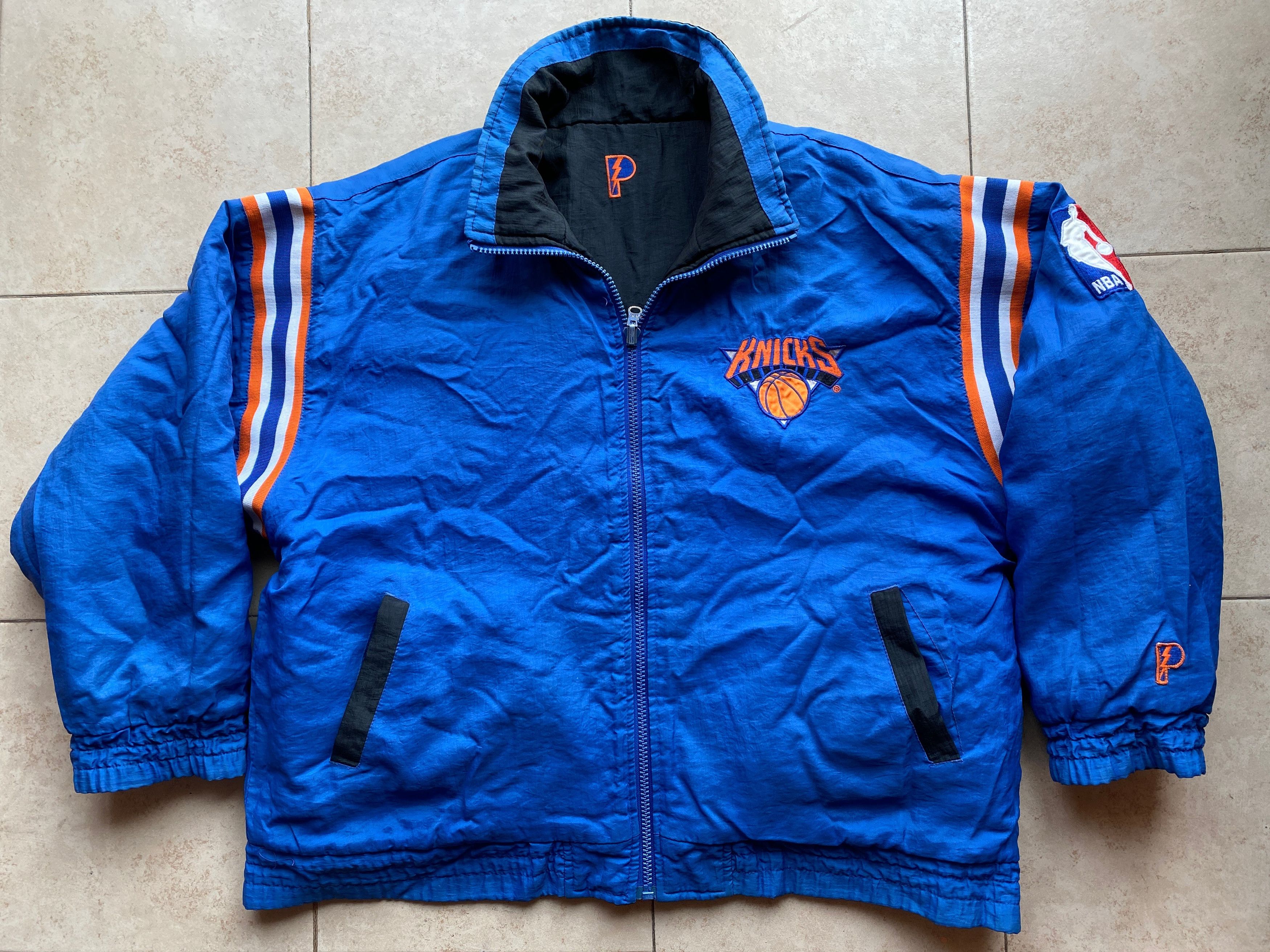 NBA New York Knicks 90s PRO Player puffer Reversible NBA vtg Size US XXL / EU 58 / 5 - 3 Thumbnail
