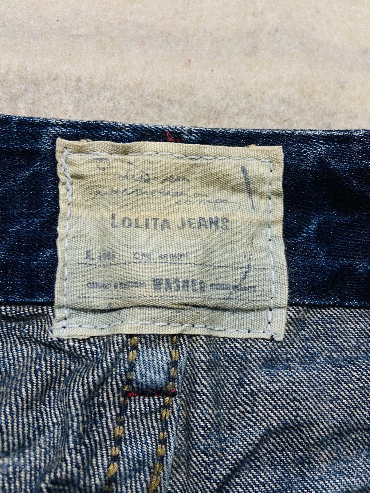 Japanese Brand Lolita Distressed Jeans Size 31" - 18 Thumbnail
