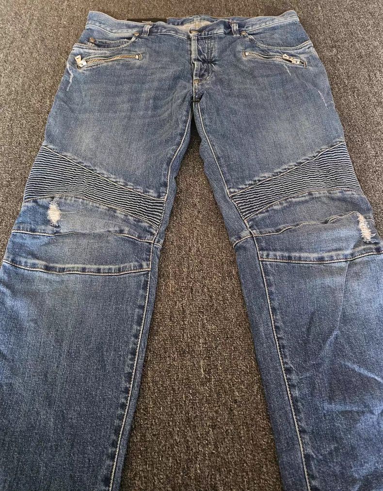 Balmain Balmain Distressed Jeans Size US 34 / EU 50 - 4 Thumbnail