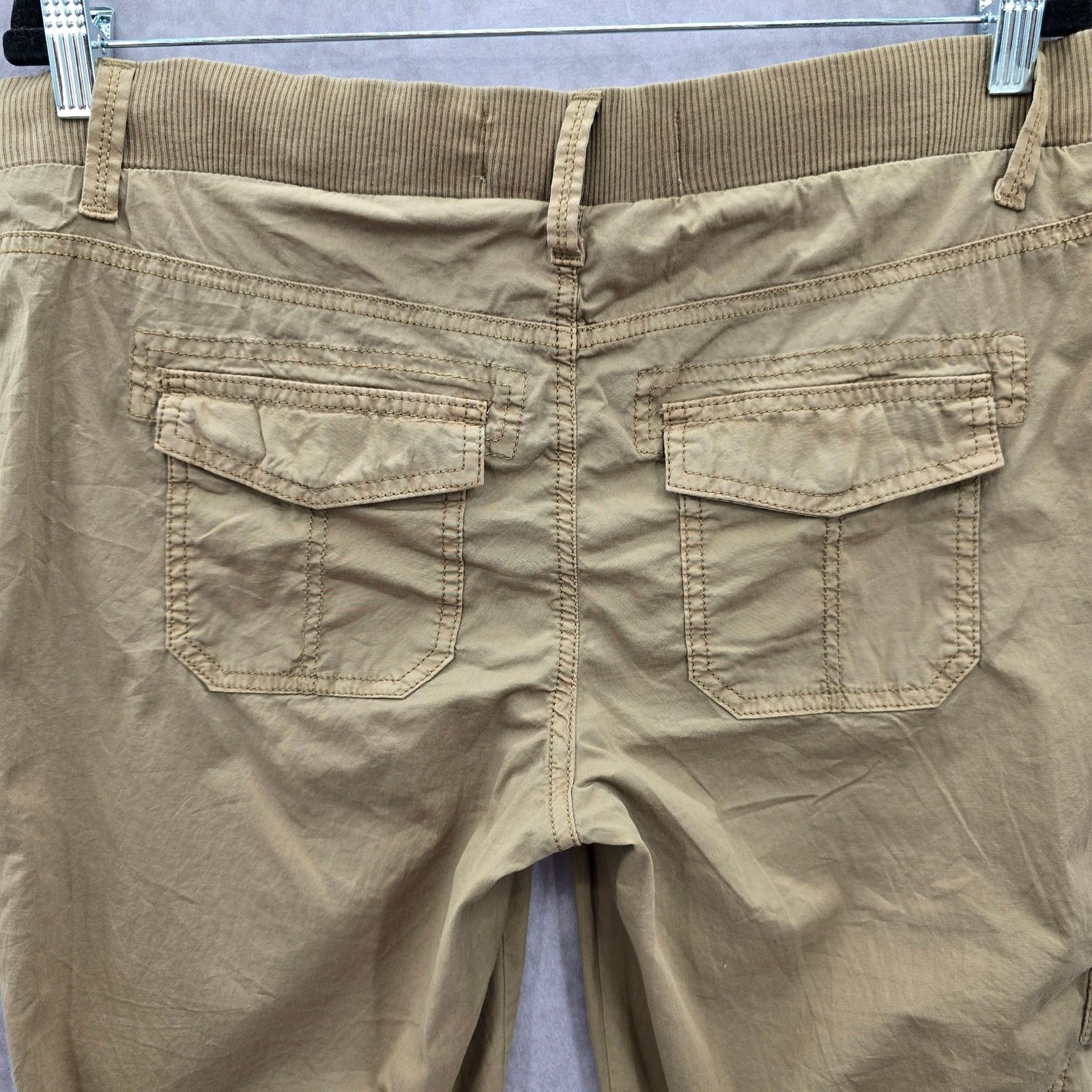 Sonoma Sonoma Tan Cargo Flat Front Bottoms Pants Shorts Cotton 8 Size 30" / US 8 / IT 44 - 5 Thumbnail