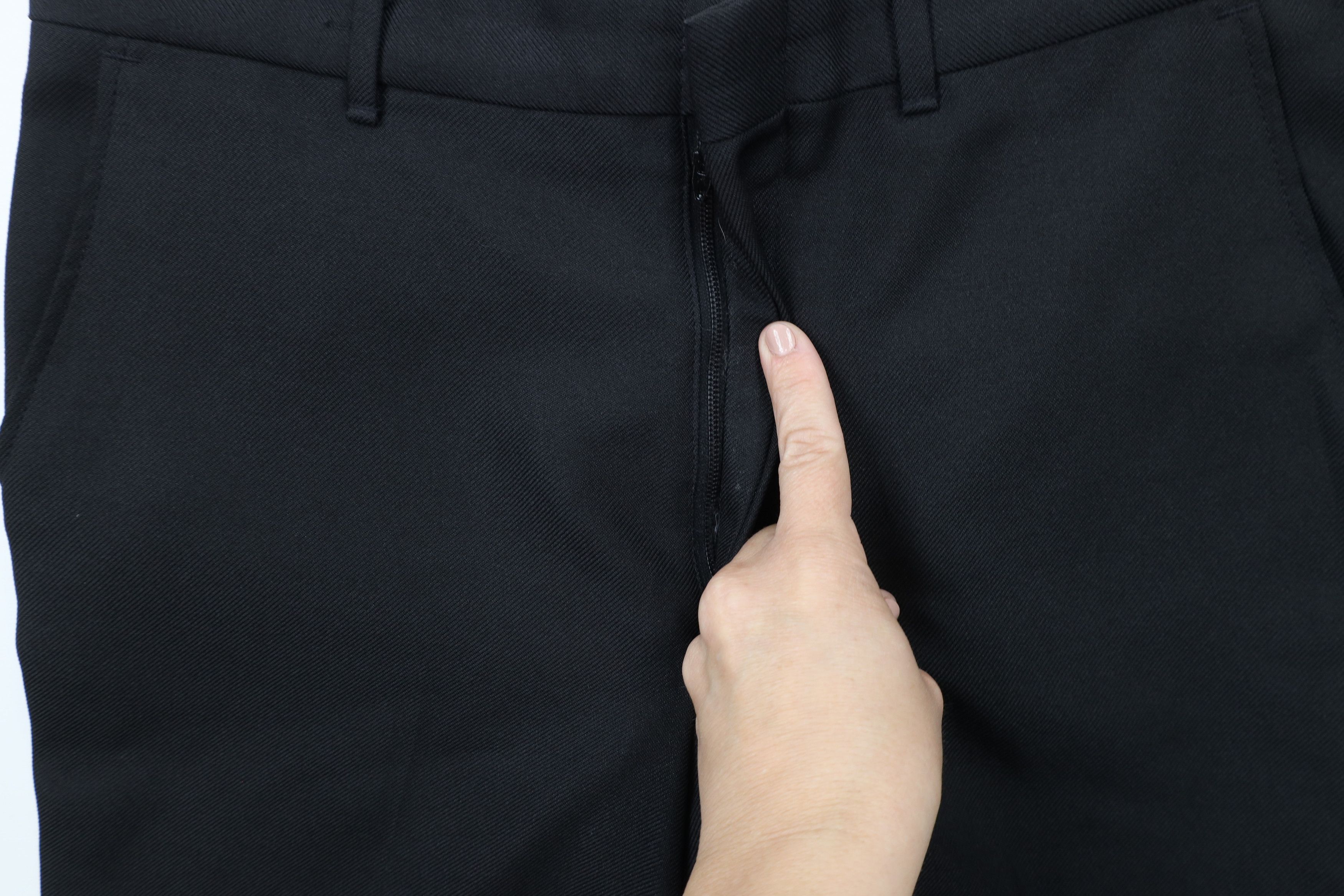 Vintage Vintage 70s Streetwear Leg Bell Bottoms Chino Pants Black Size 32 - 5 Thumbnail