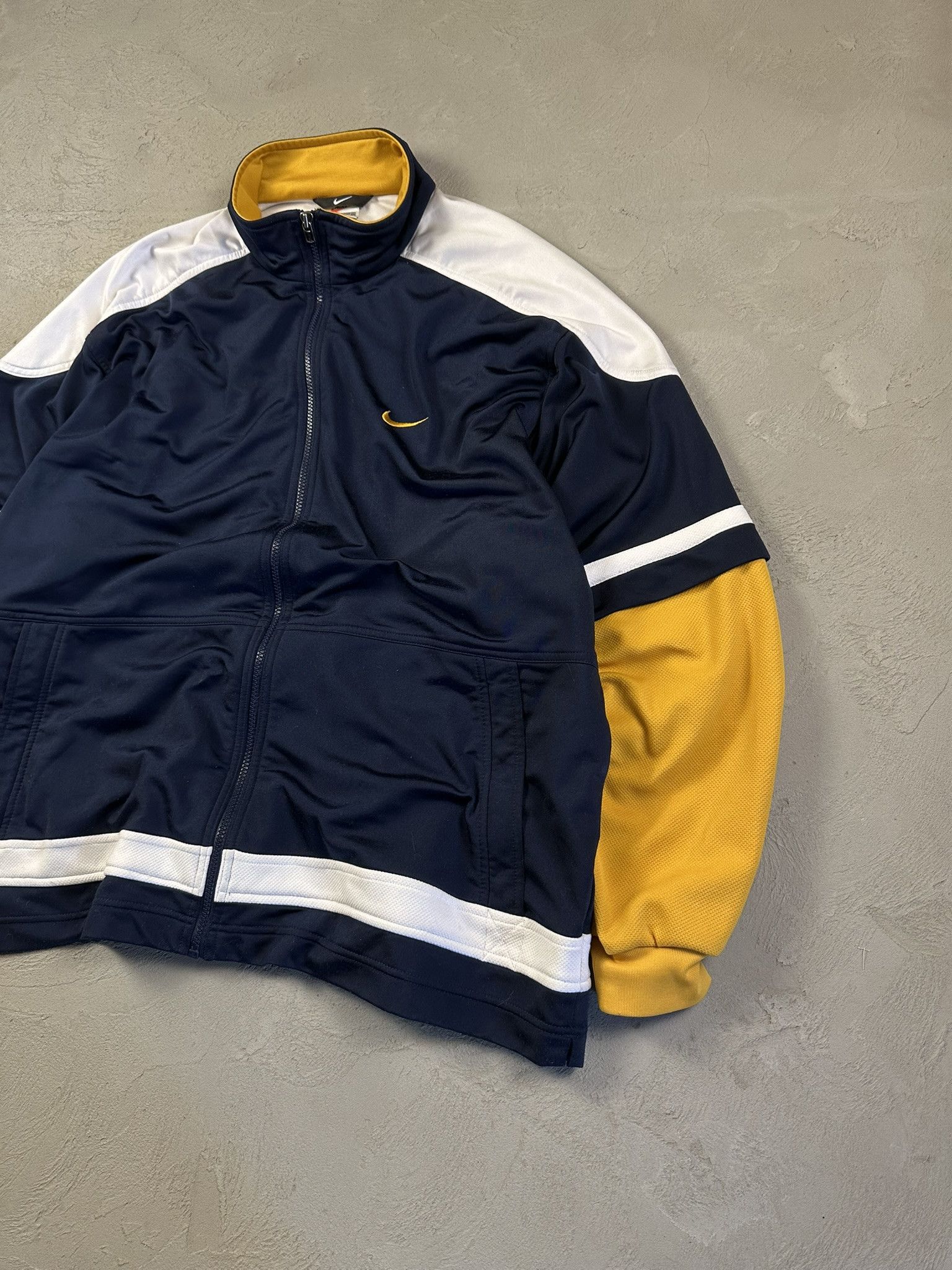 Nike 90s Vintage Nike Zip Boxy Tracksuit Size US XL / EU 56 / 4 - 4 Thumbnail