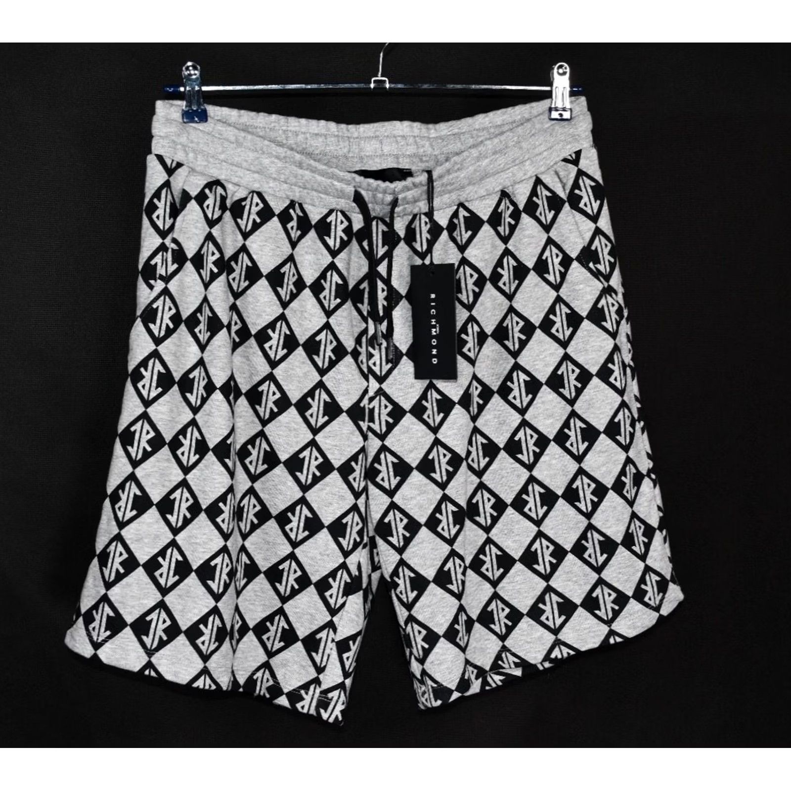John Richmond John Richmond Bermuda Fleece Grey Melange Shorts 2XL Mens Bermuda Grey Melange Casual 90% Cotton 10% Viscose Size US 39 - 2 Thumbnail