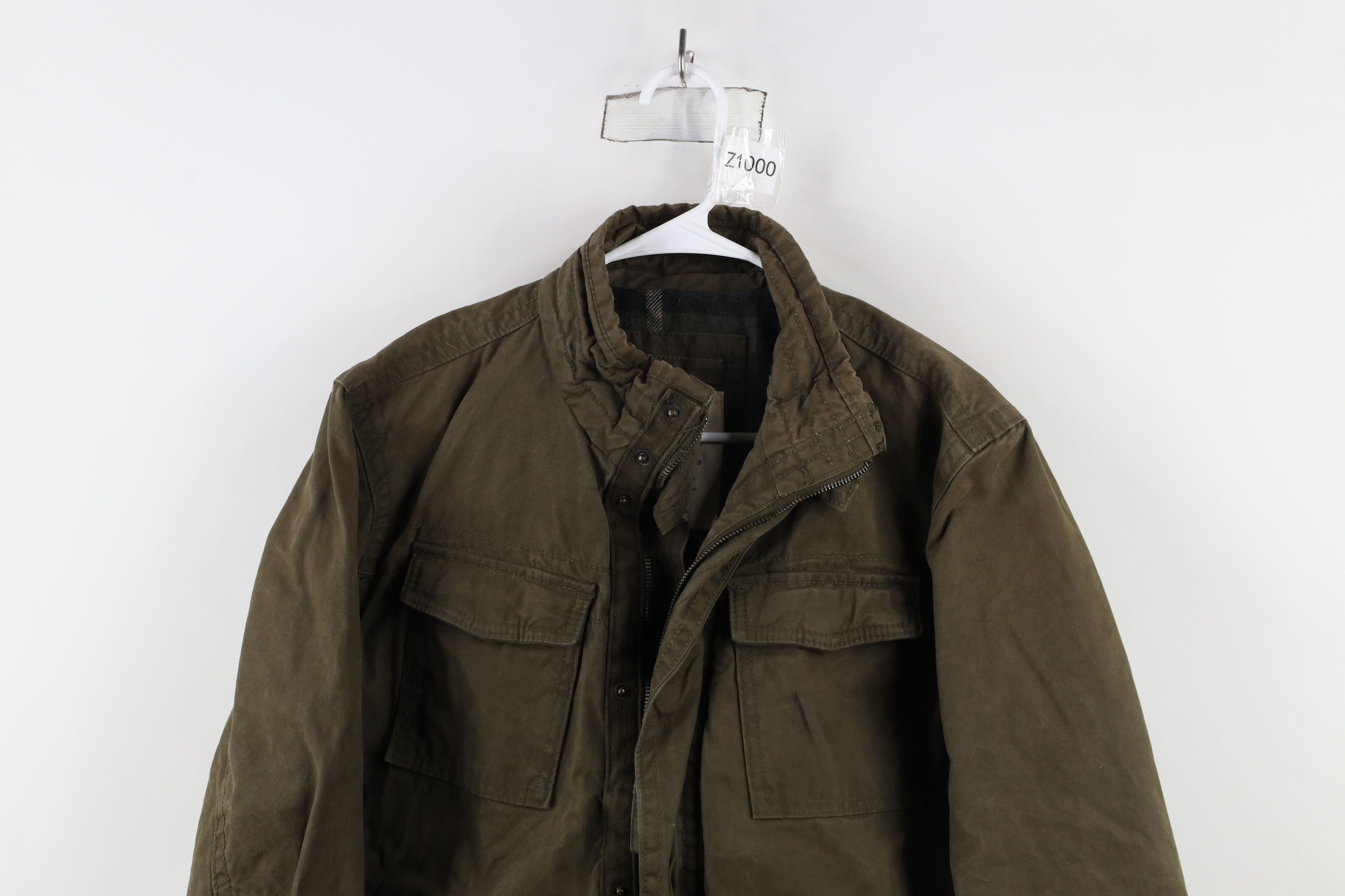 American Eagle Outfitters × Vintage Vintage Y2K American Eagle Outfitters Military Field Jacket Size US M / EU 48-50 / 2 - 2 Thumbnail
