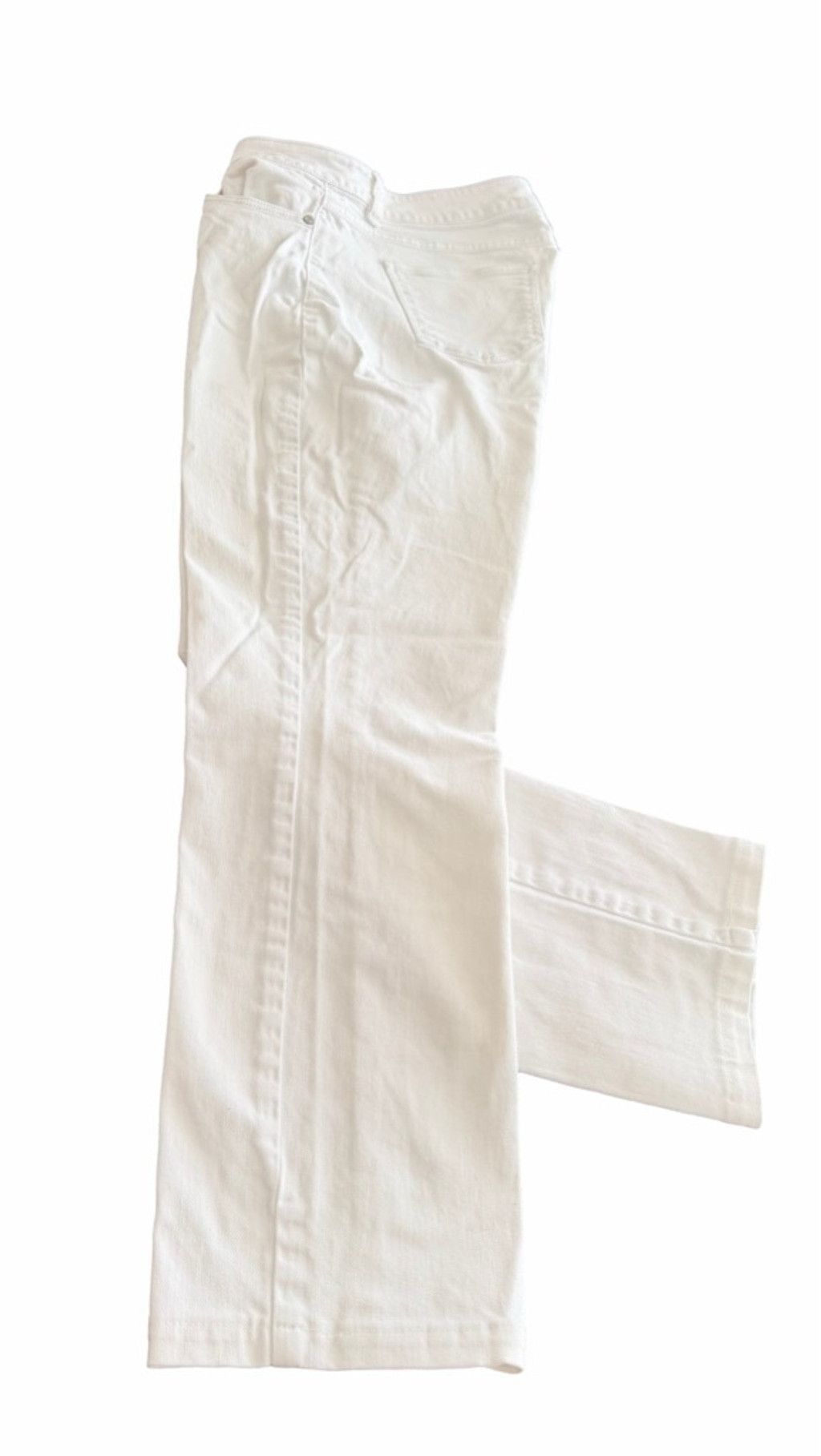 Talbots Talbots Petite White Straight Leg Jeans size 10P Size 32" / US 10 / IT 46 - 1 Thumbnail