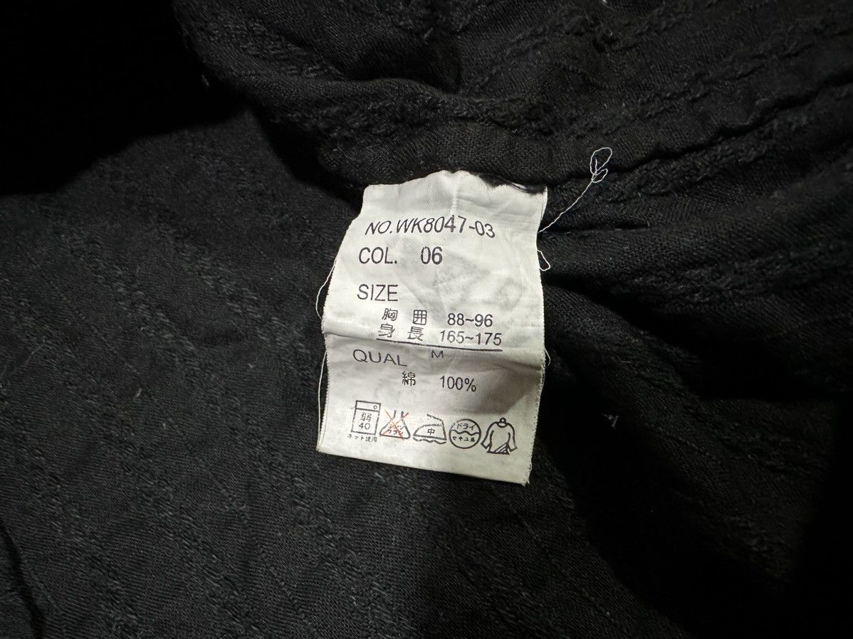 If Six Was Nine 🔥Sick Y2K Omkoe Frayed Striped Western Shirt Goth Punk Size US M / EU 48-50 / 2 - 9 Thumbnail