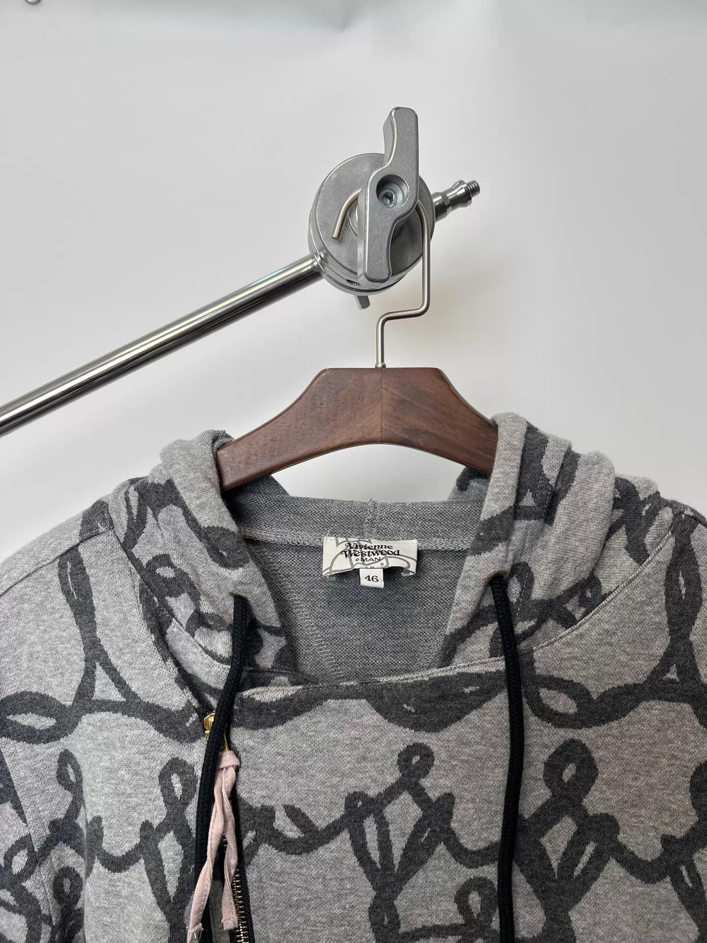 Vivienne Westwood Vivienne Westwood Y2K All-Over Print Zip Hoodie Size US S / EU 44-46 / 1 - 3 Thumbnail