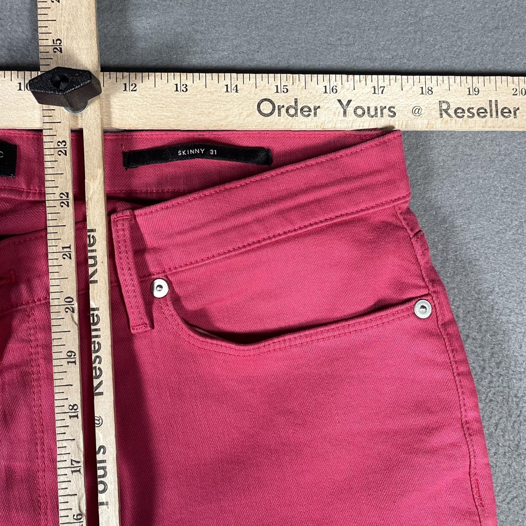 Banana Republic Banana Republic Pants Mens 31 Pink Skinny Fit Stretch Chino Casual Modern Style Size US 31 - 5 Thumbnail