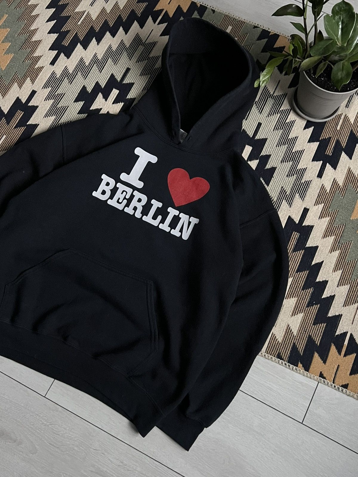 I Love NY × Vintage Vintage „I Love Berlin” Germany Hype Hoodie Size US M / EU 48-50 / 2 - 3 Thumbnail