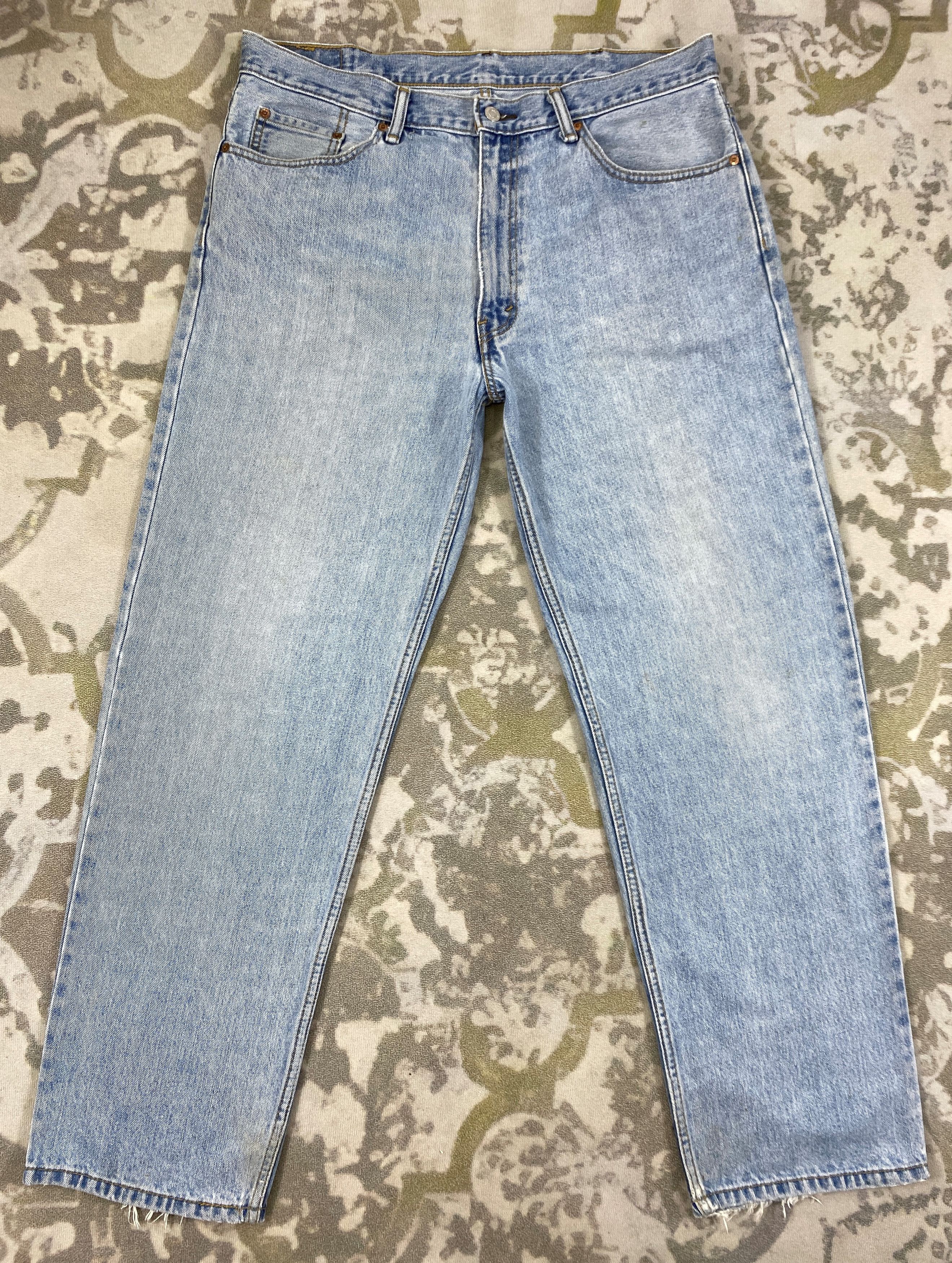 Levi's Mid Blue Vintage Levi's 550 Jeans 38x31.5 Denim -SJ010 Size US 38 / EU 54 - 1 Thumbnail