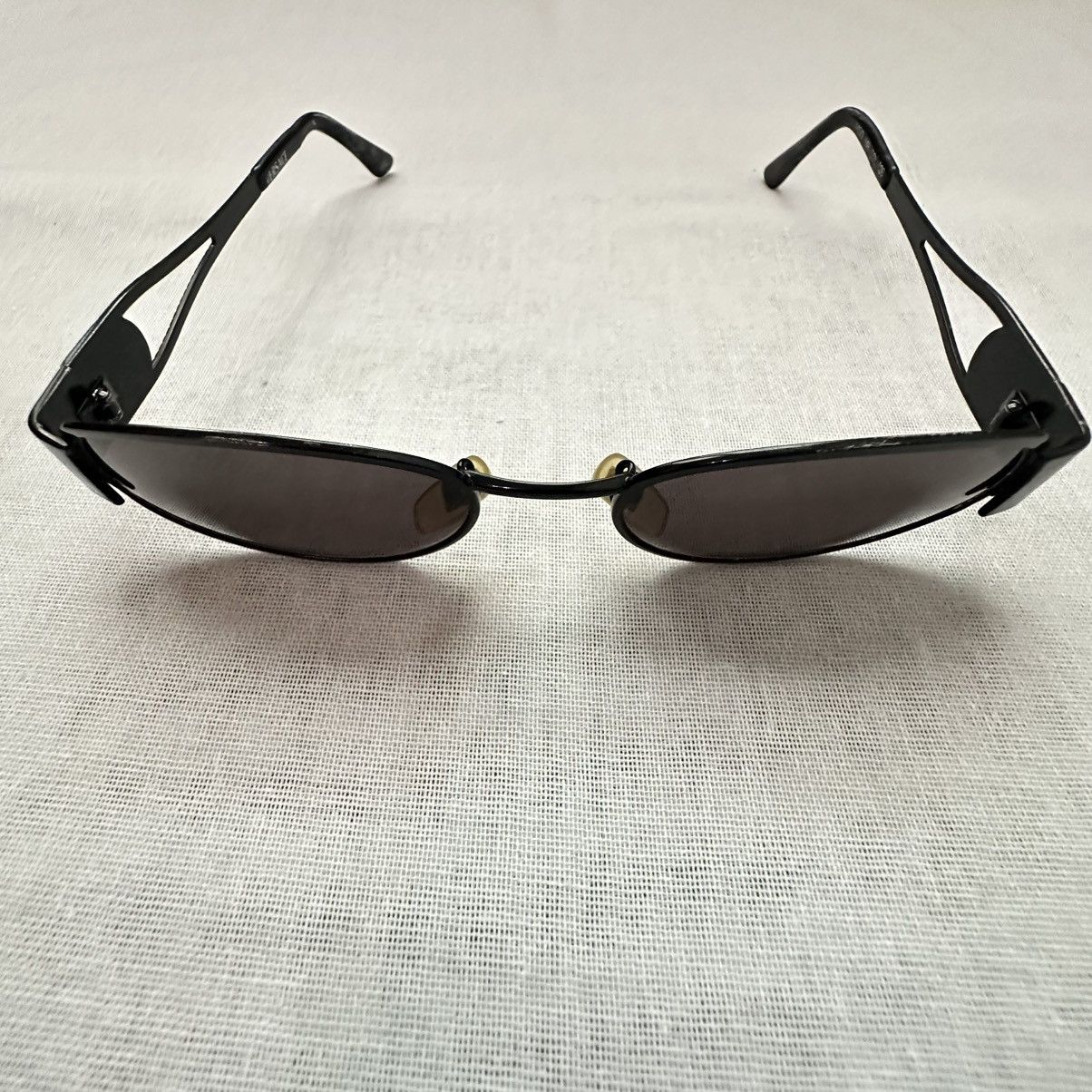Versace Vintage Gianni Versace Medusa Black Metal Sunglasses X48 Size ONE SIZE - 3 Thumbnail