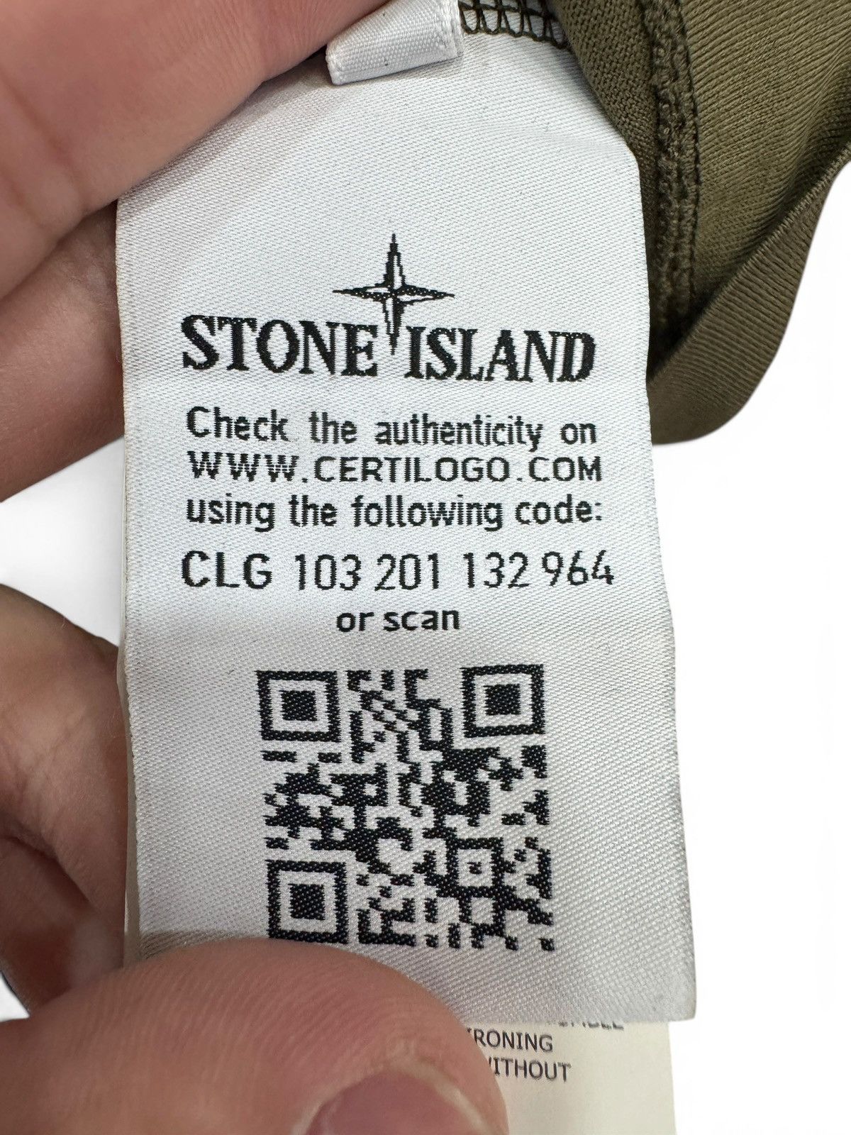 Stone Island Stone Island Olive Logo Shirt Size US S / EU 44-46 / 1 - 5 Thumbnail