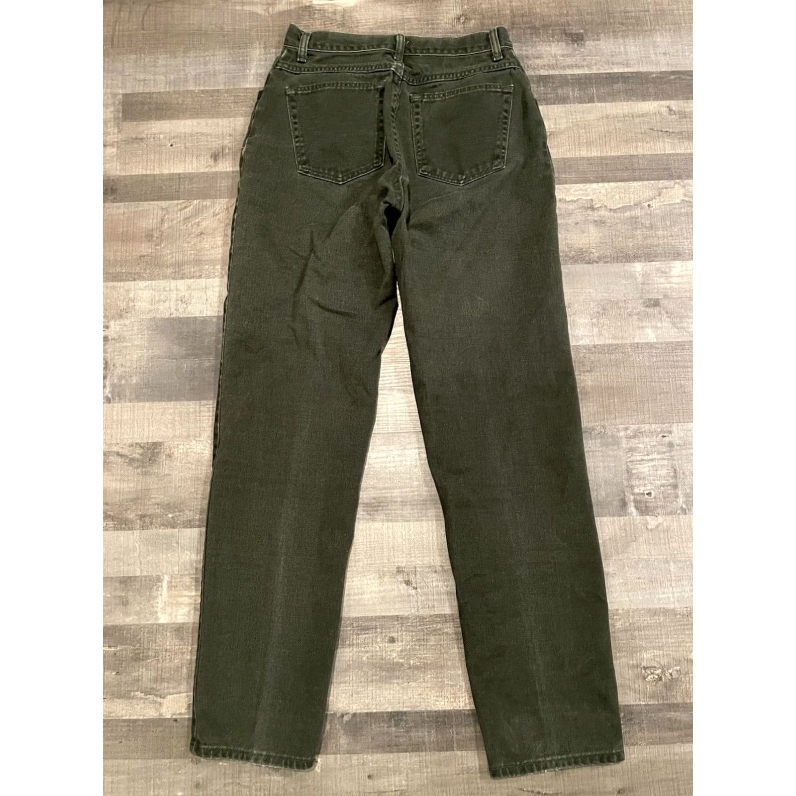 Wrangler VINTAGE Wrangler Jeans 28x30 Green High Waist Jeans Grunge Western 90s Mom Womens Jeans Size 28" / US 6 / IT 42 - 5 Thumbnail
