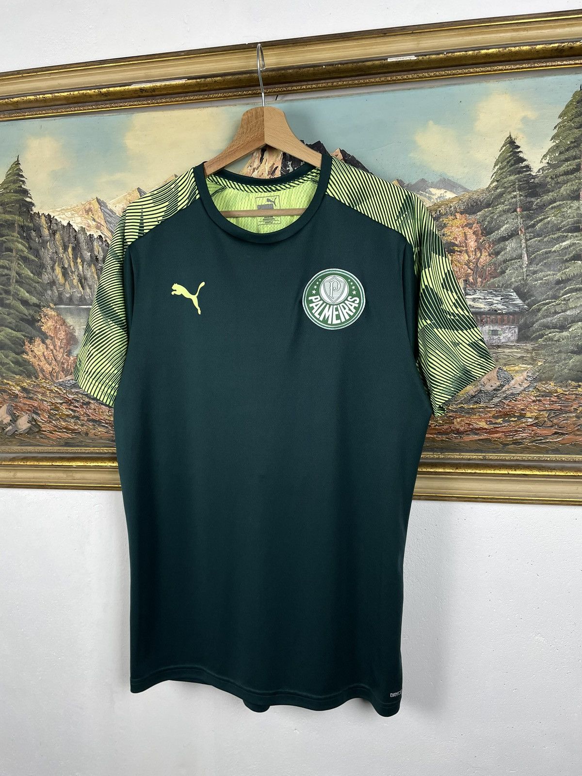 Puma Puna Palmeiras T-shirt Jersey 2020/21 Football Soccer SerieA Size US L / EU 52-54 / 3 - 2 Thumbnail