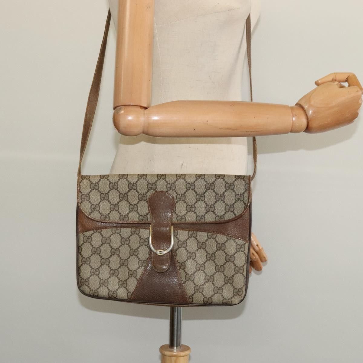 Gucci GUCCI GG Supreme Shoulder Bag Pvc Beige Gold Size ONE SIZE - 22 Thumbnail