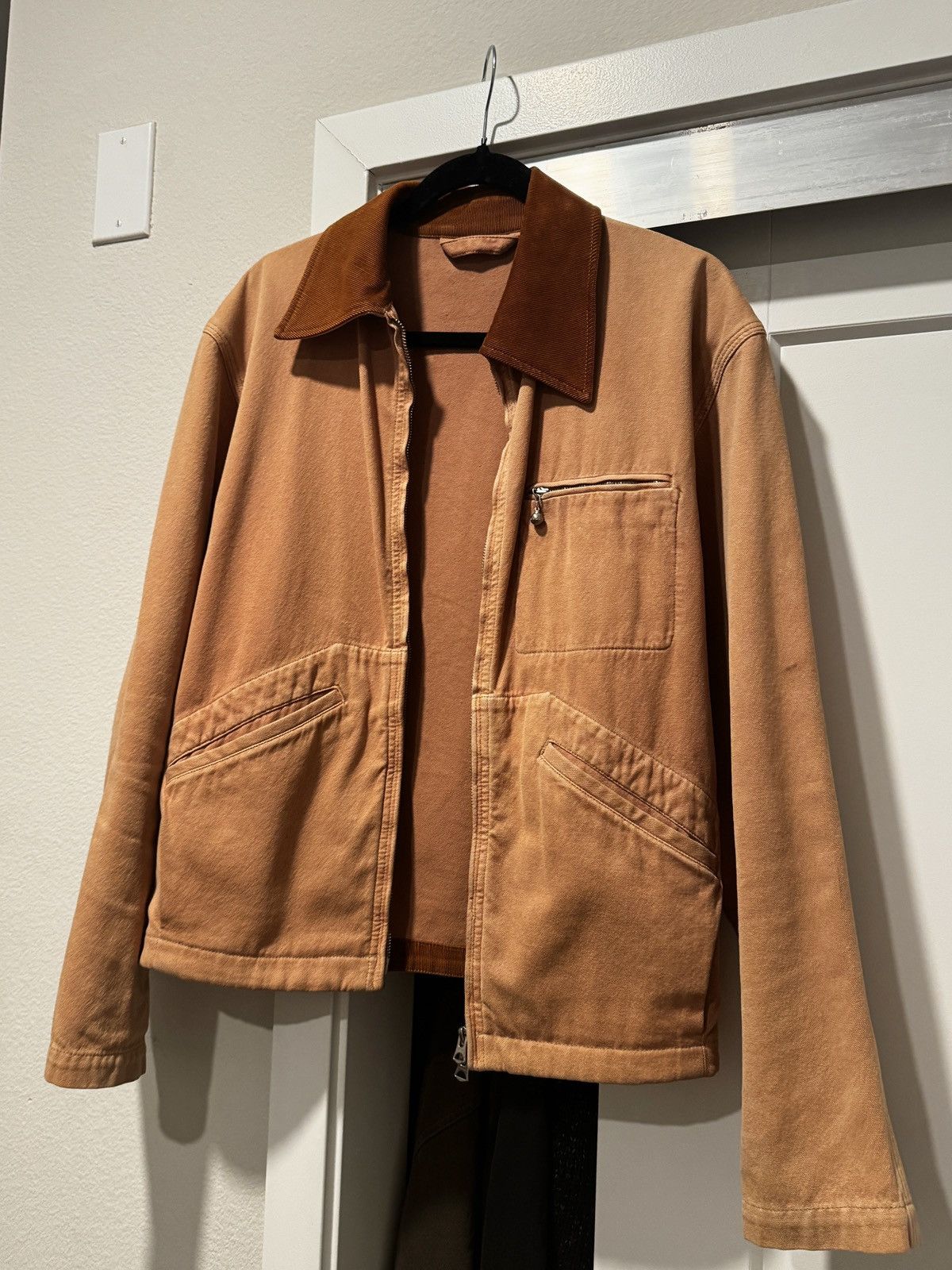 Acne Studios Acne studios Marvon Canvas Work Jacket Size US S / EU 44-46 / 1 - 1 Thumbnail