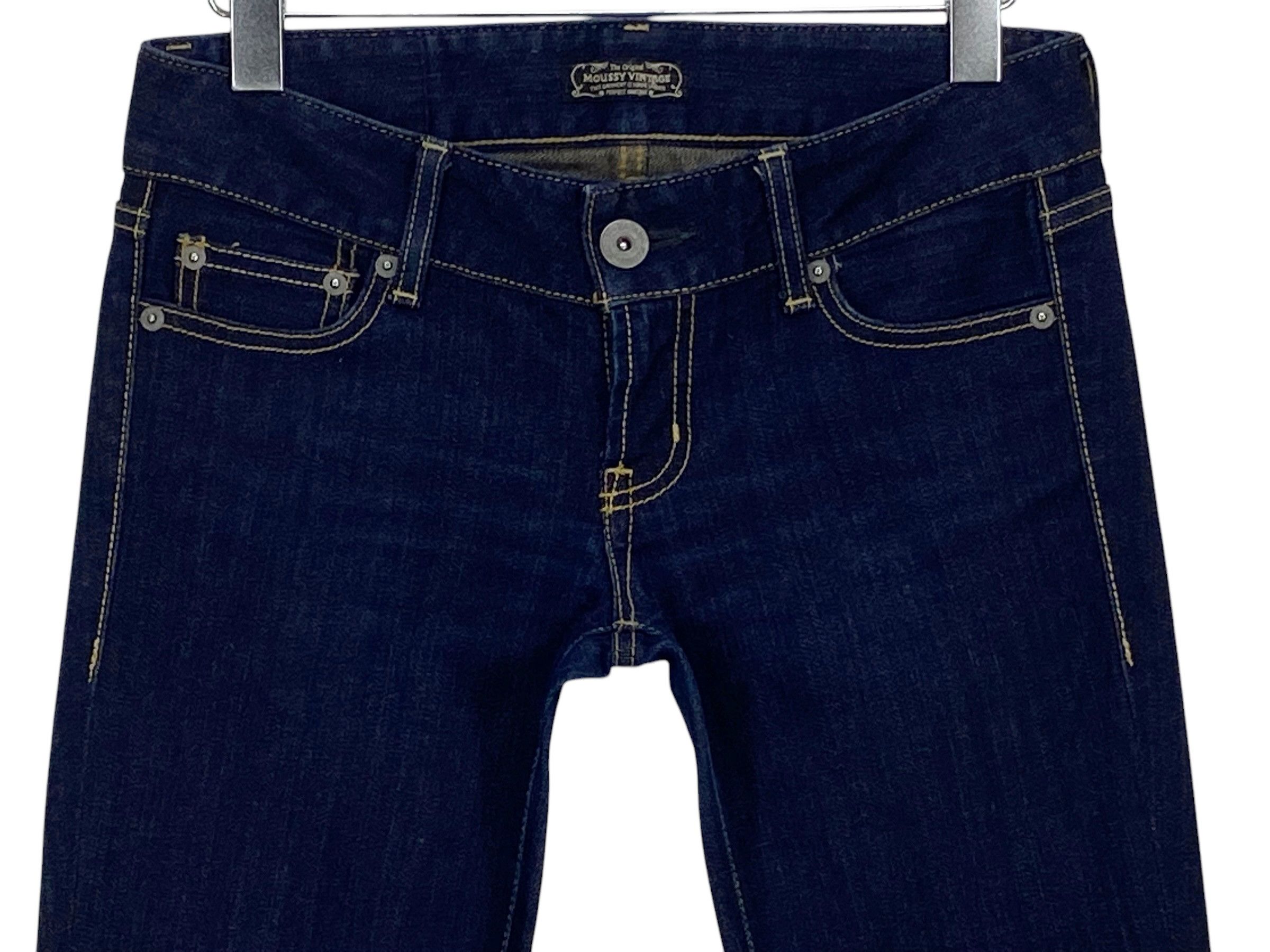 Japanese Brand × MOUSSY Moussy Japan Low Rise Loose Wide Leg Jeans Size 26" / US 2 / IT 38 - 3 Thumbnail
