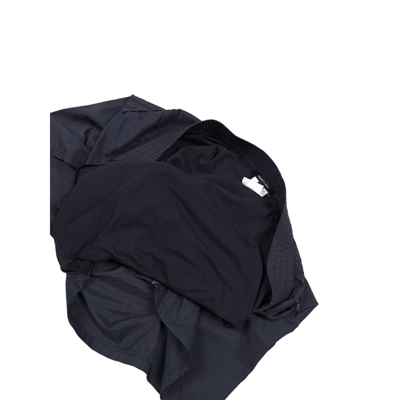 Versace 💎 Vintage Versace Classic Black Shorts Trunks Swimwear Size US 31 - 9 Thumbnail