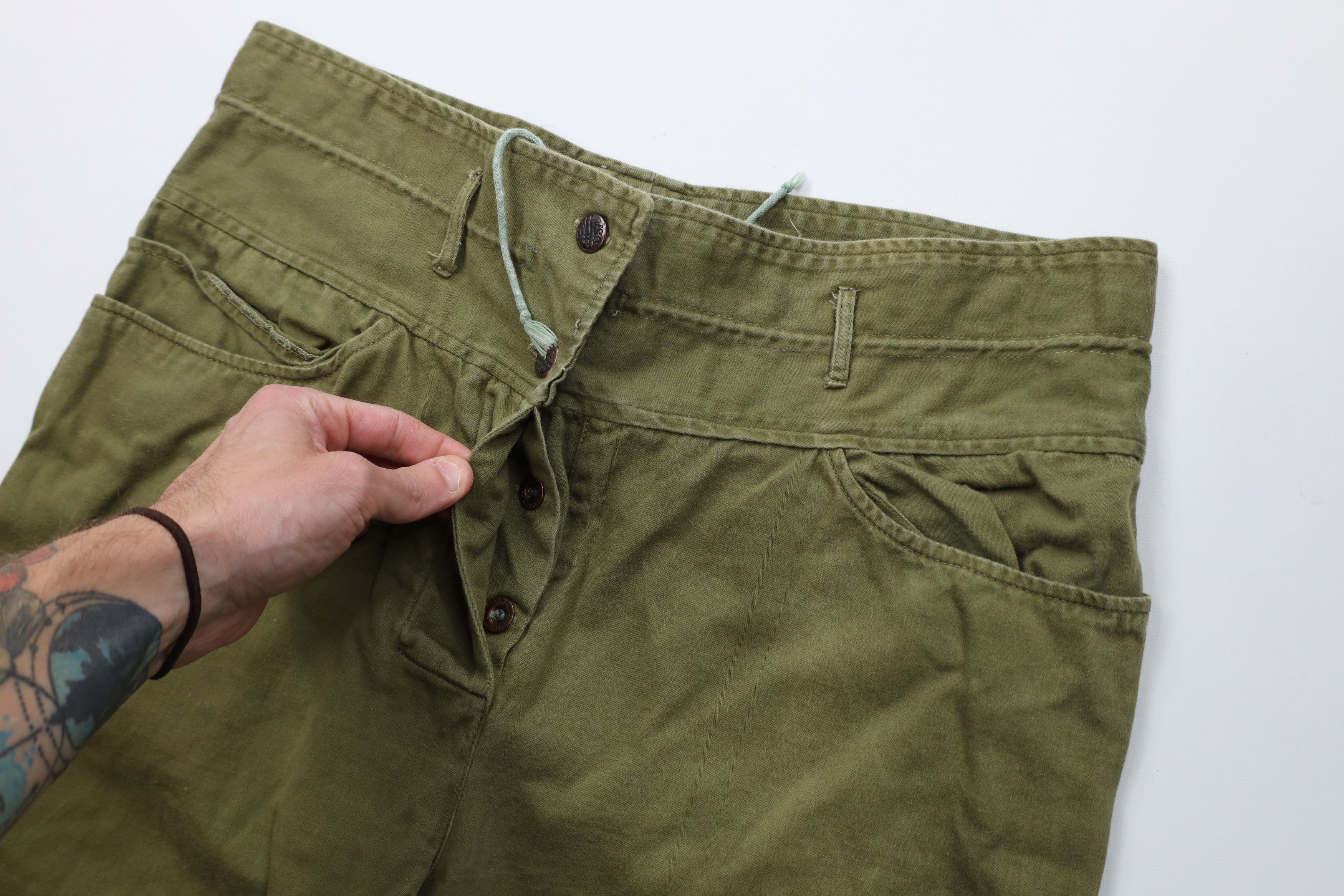 Vintage Vintage 80s 90s Streetwear Military Style High Waist Pants Size 36" / US 14 / IT 50 - 6 Thumbnail