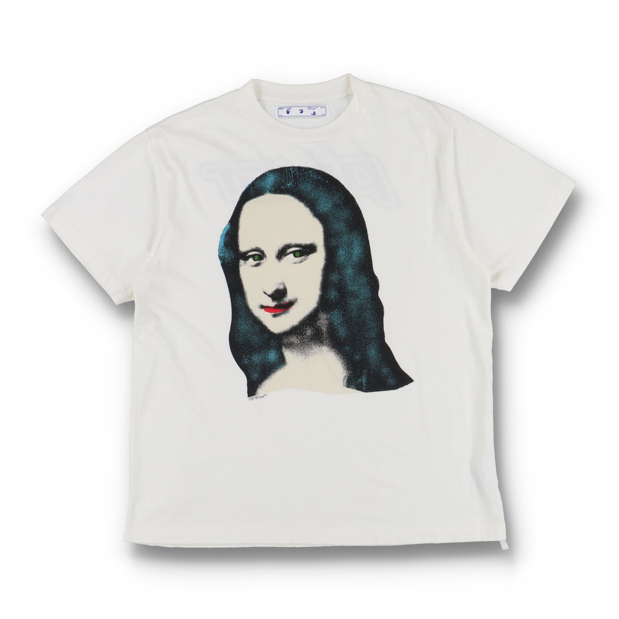 Off-White White Mona Lisa Pivot Oversized T-Shirt Size XS / US 0-2 / IT 36-38 - 2 Thumbnail