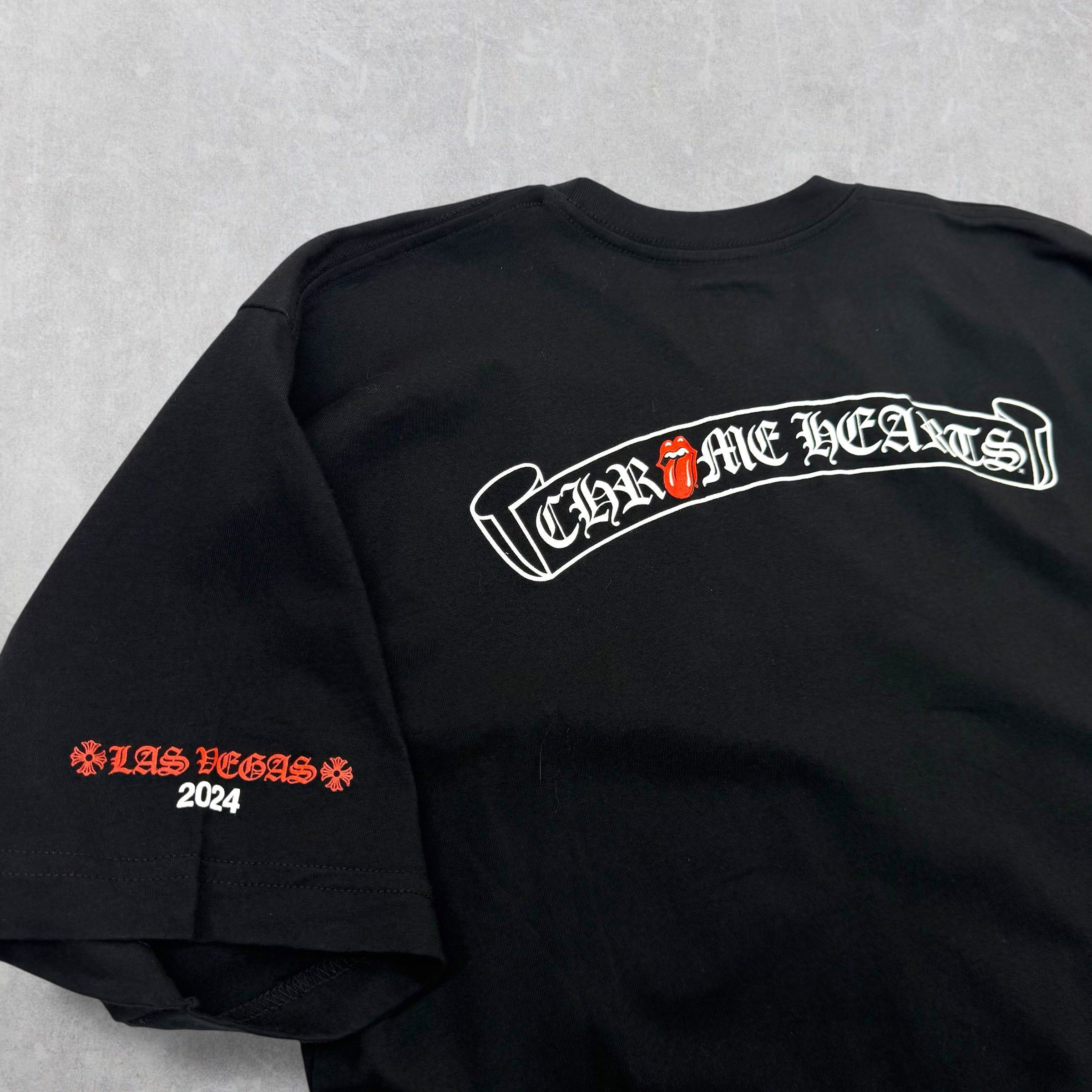 Chrome Hearts Chrome Hearts Rolling Stone Neck Logo Tee L Size US L / EU 52-54 / 3 - 4 Thumbnail