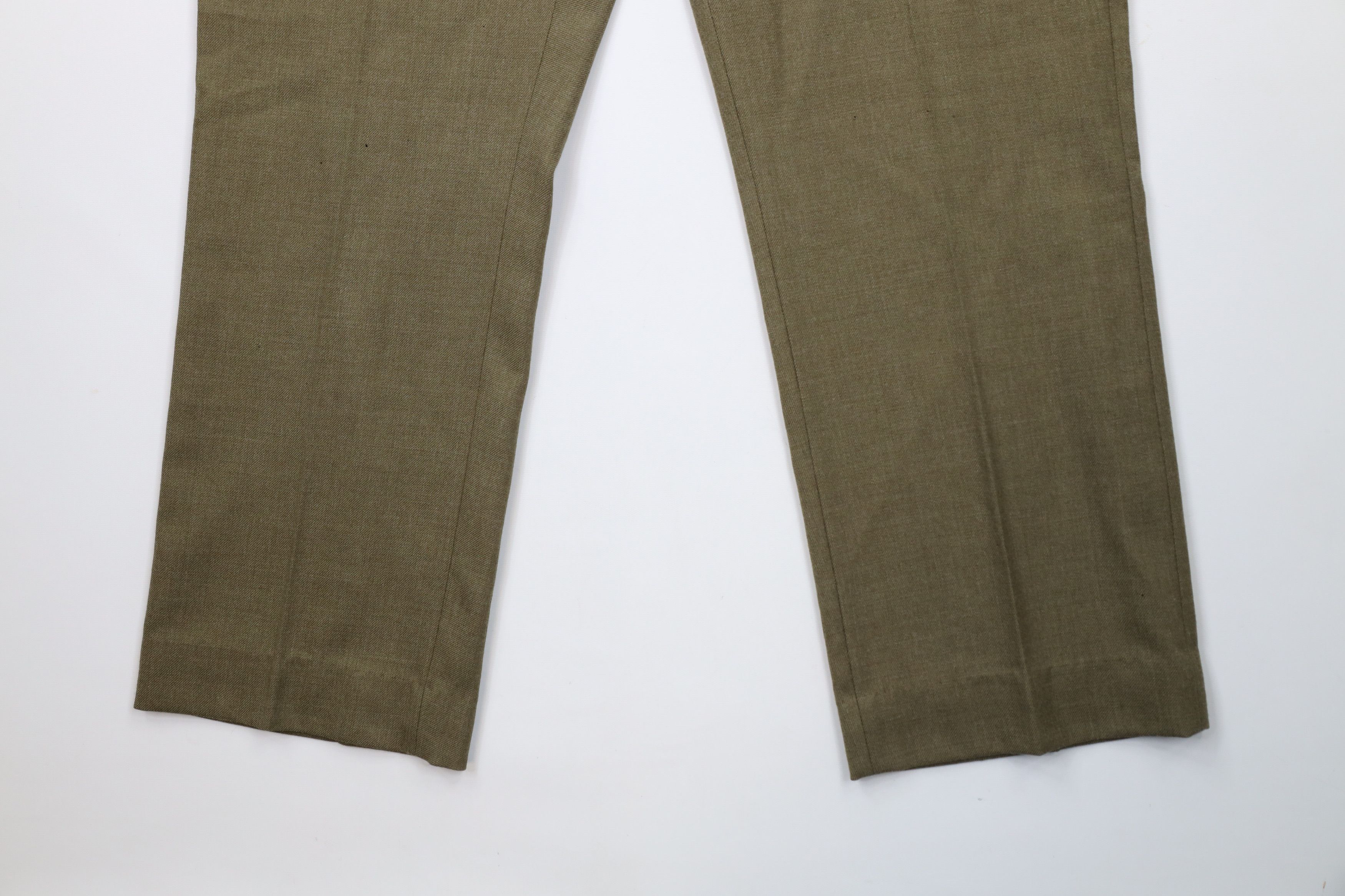 Vintage Vintage 60s 70s Streetwear Wool Wide Leg Chino Pants USA Size US 40 / EU 56 - 2 Thumbnail