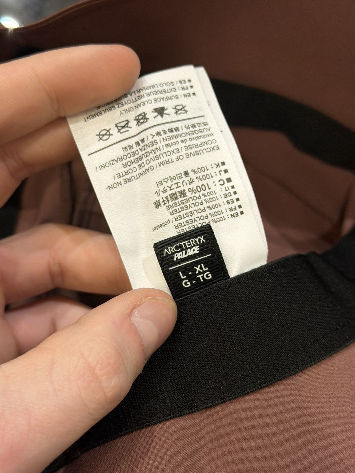 Arc'teryx Arc’ Teryx x Palace Sinsolo Bucket Hat - Purple Size ONE SIZE - 7 Thumbnail