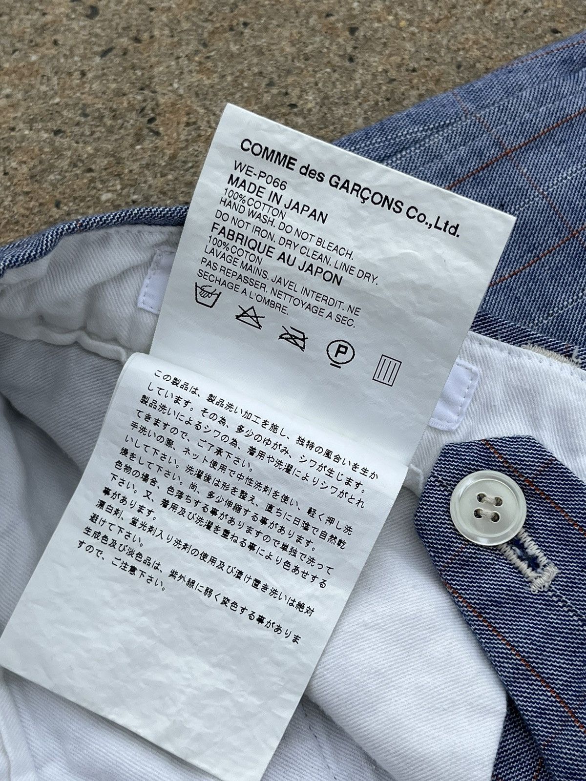 Comme des Garcons SS2001 Junya Watanabe X Comme Des Garcons Checked Shorts Size US 30 / EU 46 - 9 Thumbnail