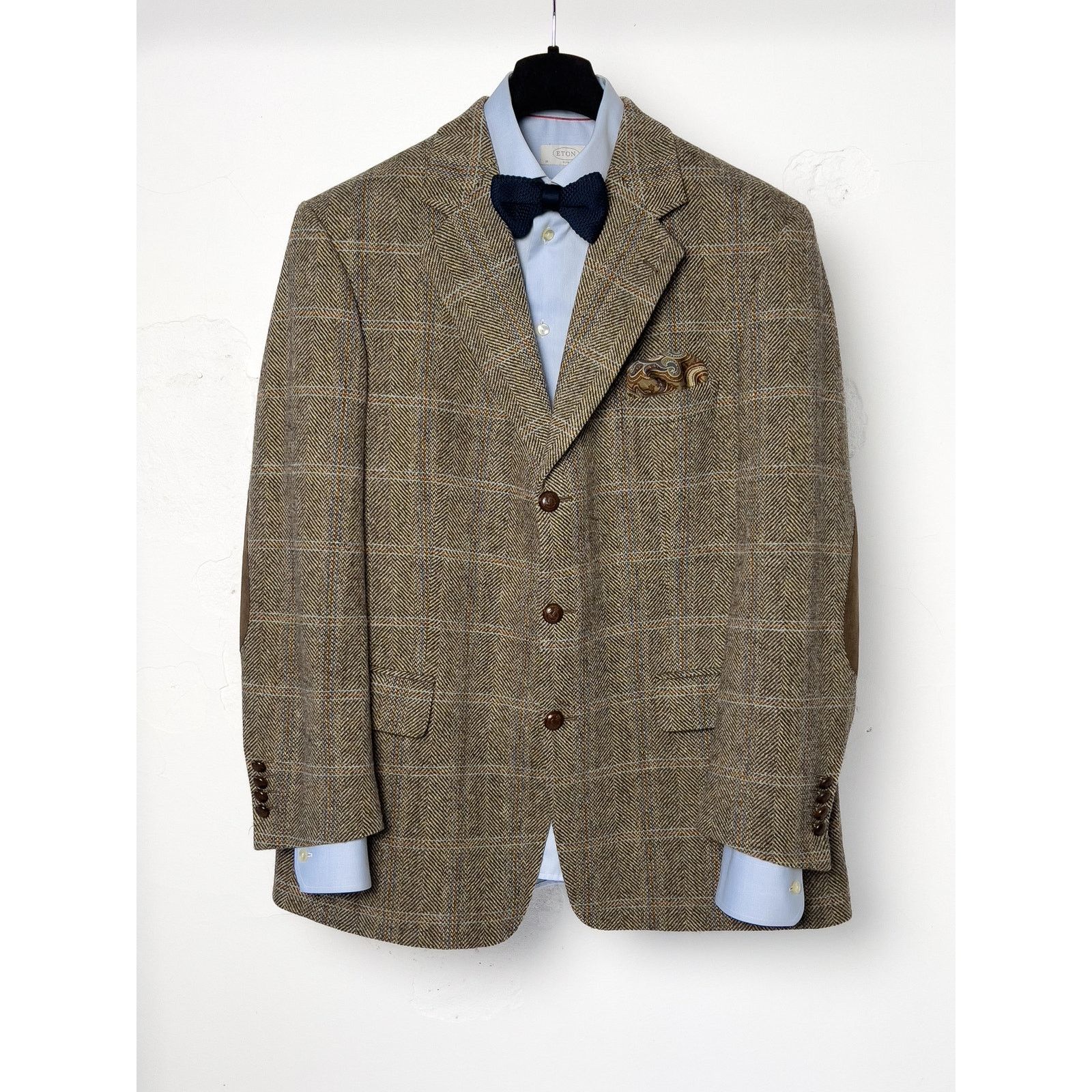 Harris Tweed Harris Tweed Mario Barutti Light Brown Blazer, US 42S, EU 26 Size 42S - 1 Thumbnail
