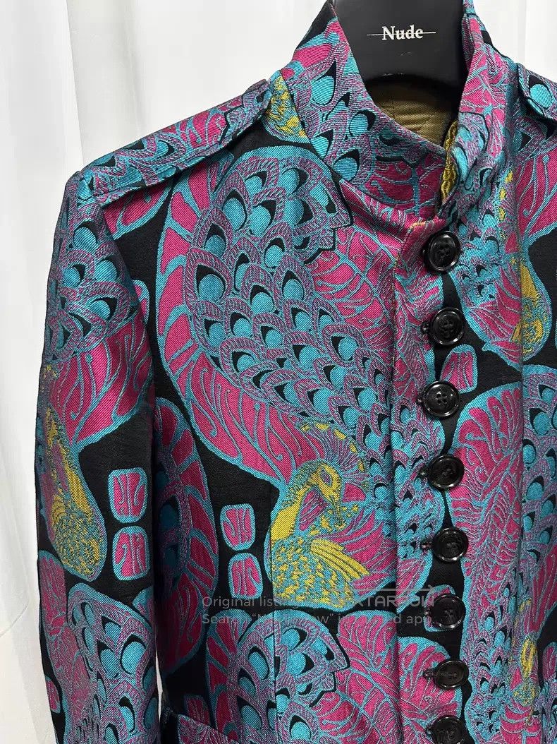 Dries Van Noten Dries Van Noten Psychedelic Medal Blazer Size M / US 6-8 / IT 42-44 - 2 Thumbnail