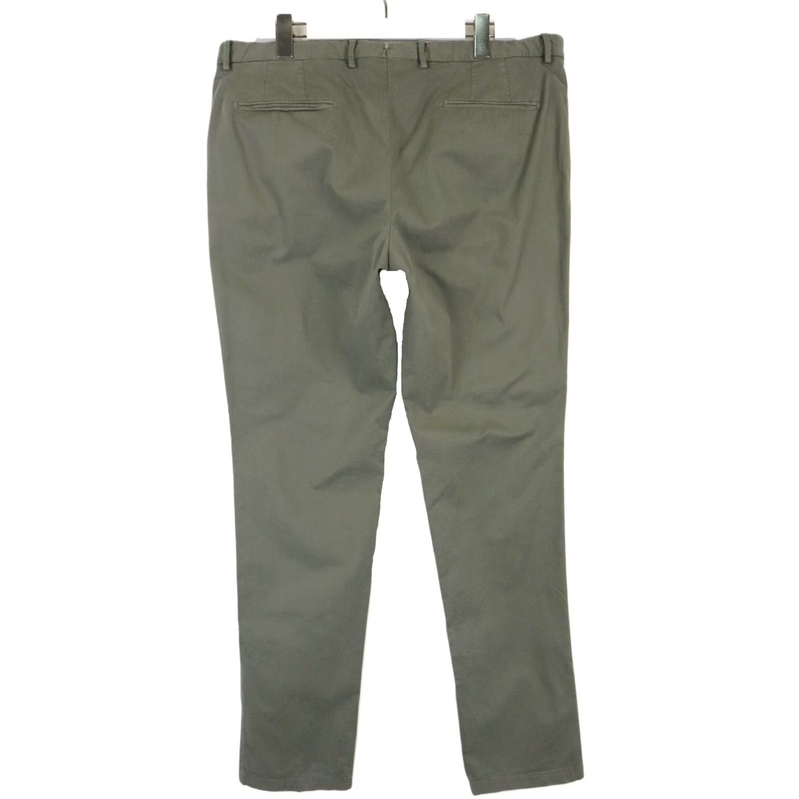 Suitsupply Suitsupply Porto Novo Cotton Stretch Trousers Slim Fit Green Mens UK 40 Pants Size US 40 / EU 56 - 2 Thumbnail