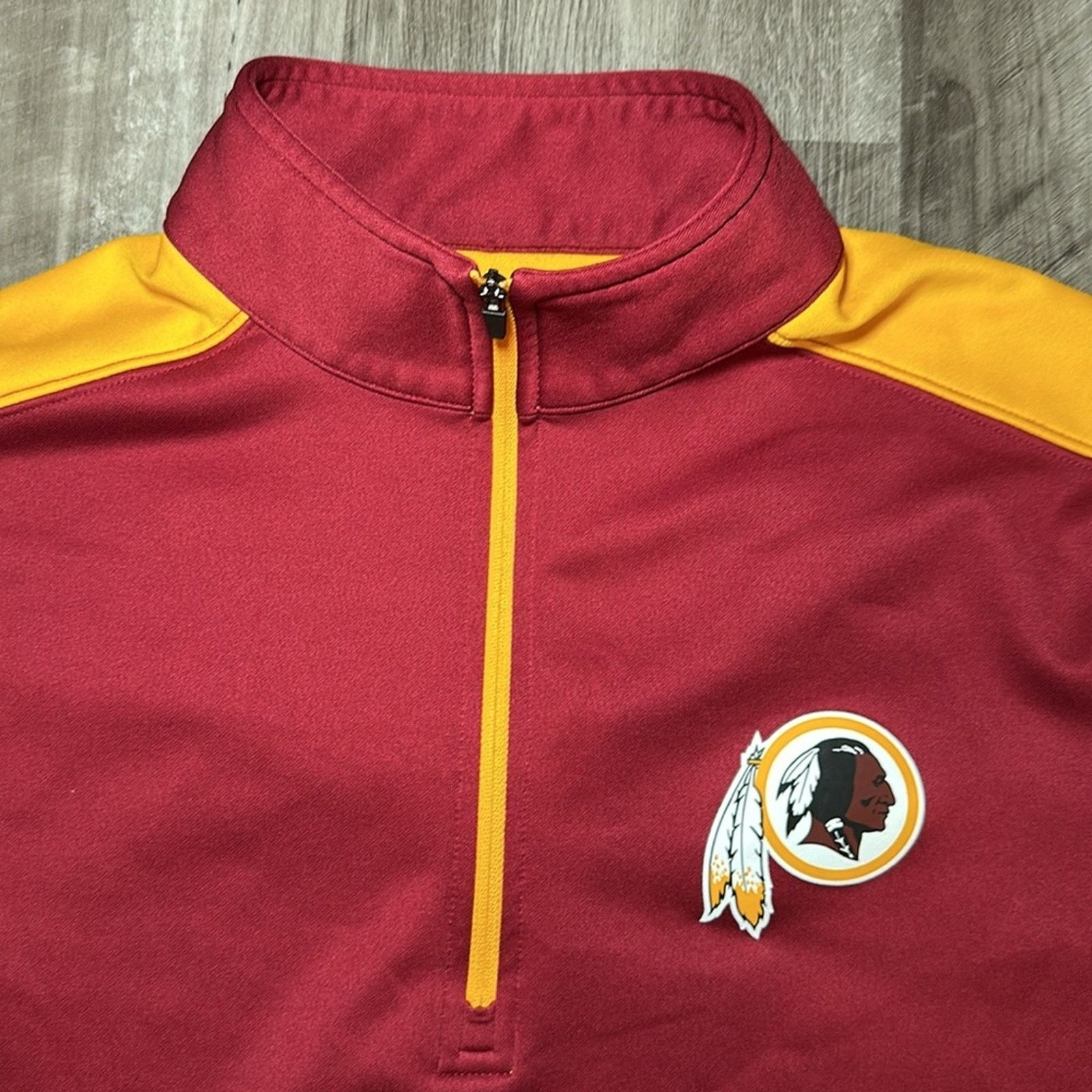 NFL Washington Redskins NFL Apparel Zip Mock Pullover - Small Size US S / EU 44-46 / 1 - 5 Thumbnail
