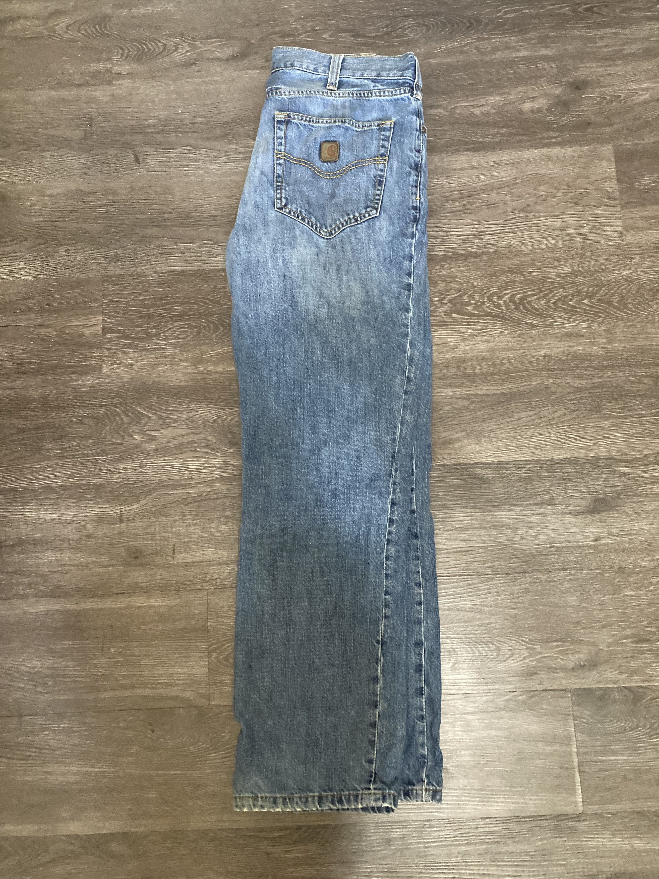 Carhartt Carhartt Light Wash Denim Jeans Size US 36 / EU 52 - 2 Thumbnail