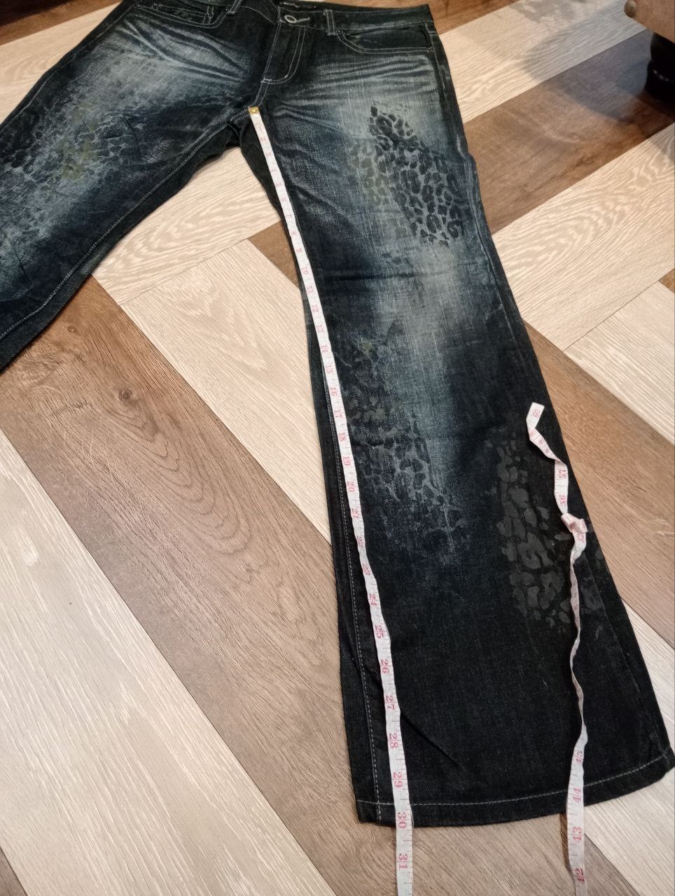 Tornado Mart TORNADO MART JAPAN BLUE WASHED FLARED PANTS Size US 31 - 14 Thumbnail