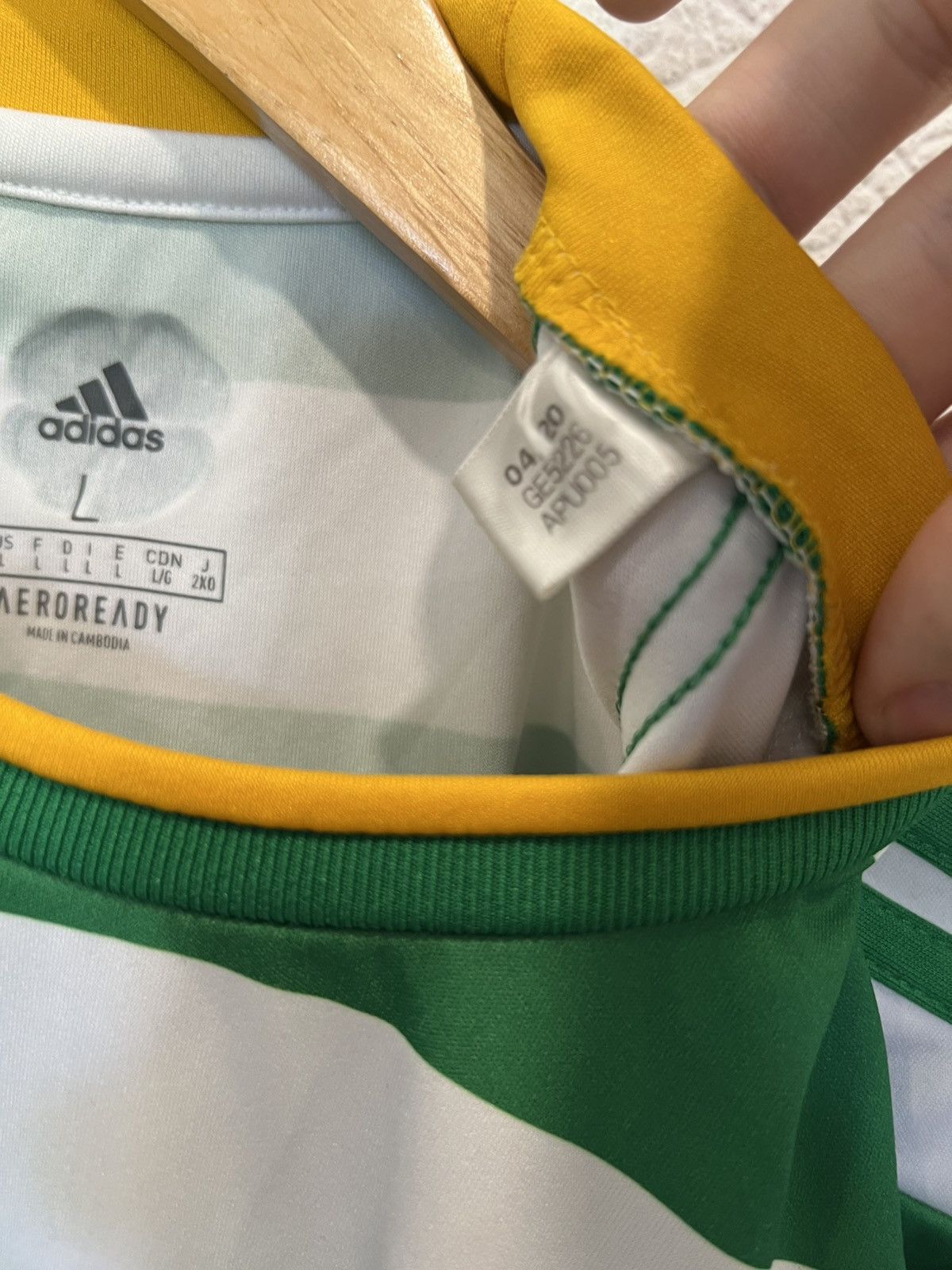 Adidas Celtic Adidas 2020/2021 Home Kit Soccer Jersey Football Size US L / EU 52-54 / 3 - 4 Thumbnail