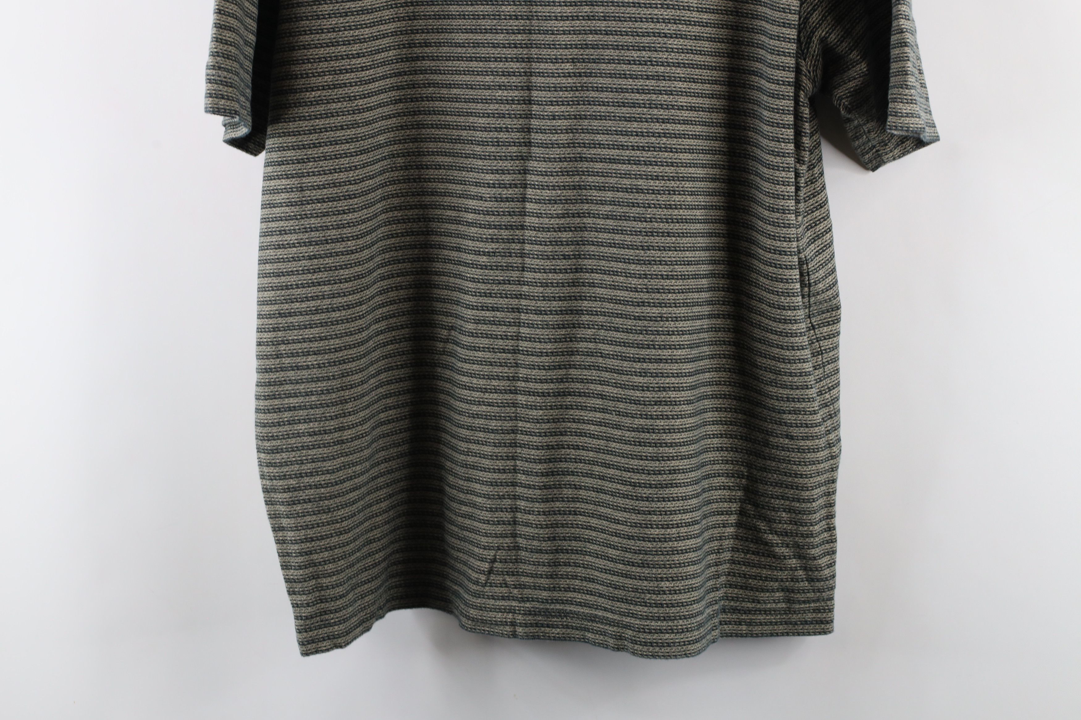 Vintage Vintage 90s Streetwear Striped Knit Collared Golf Polo Shirt Size US L / EU 52-54 / 3 - 9 Thumbnail