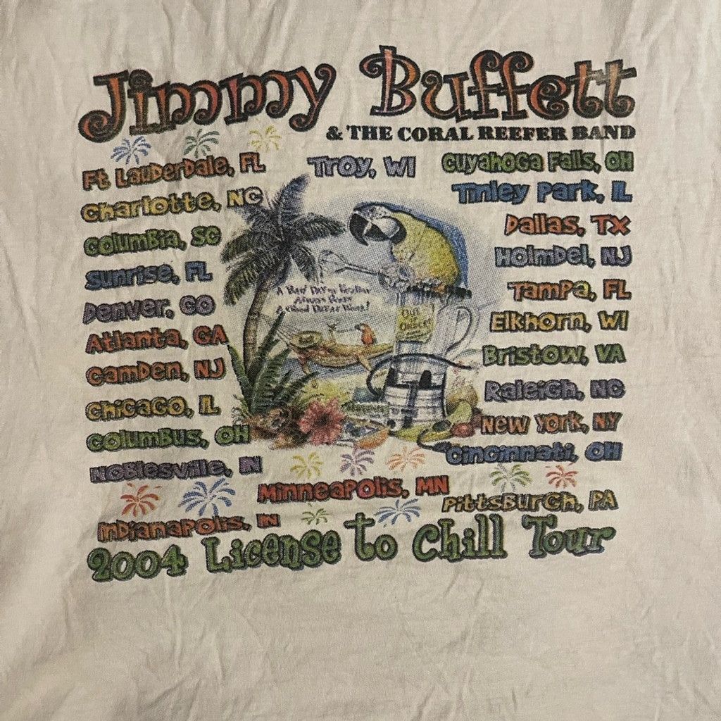 Other Vintage Jimmy buffet 2004 tour shirt size M Size US XL / EU 56 / 4 - 4 Thumbnail