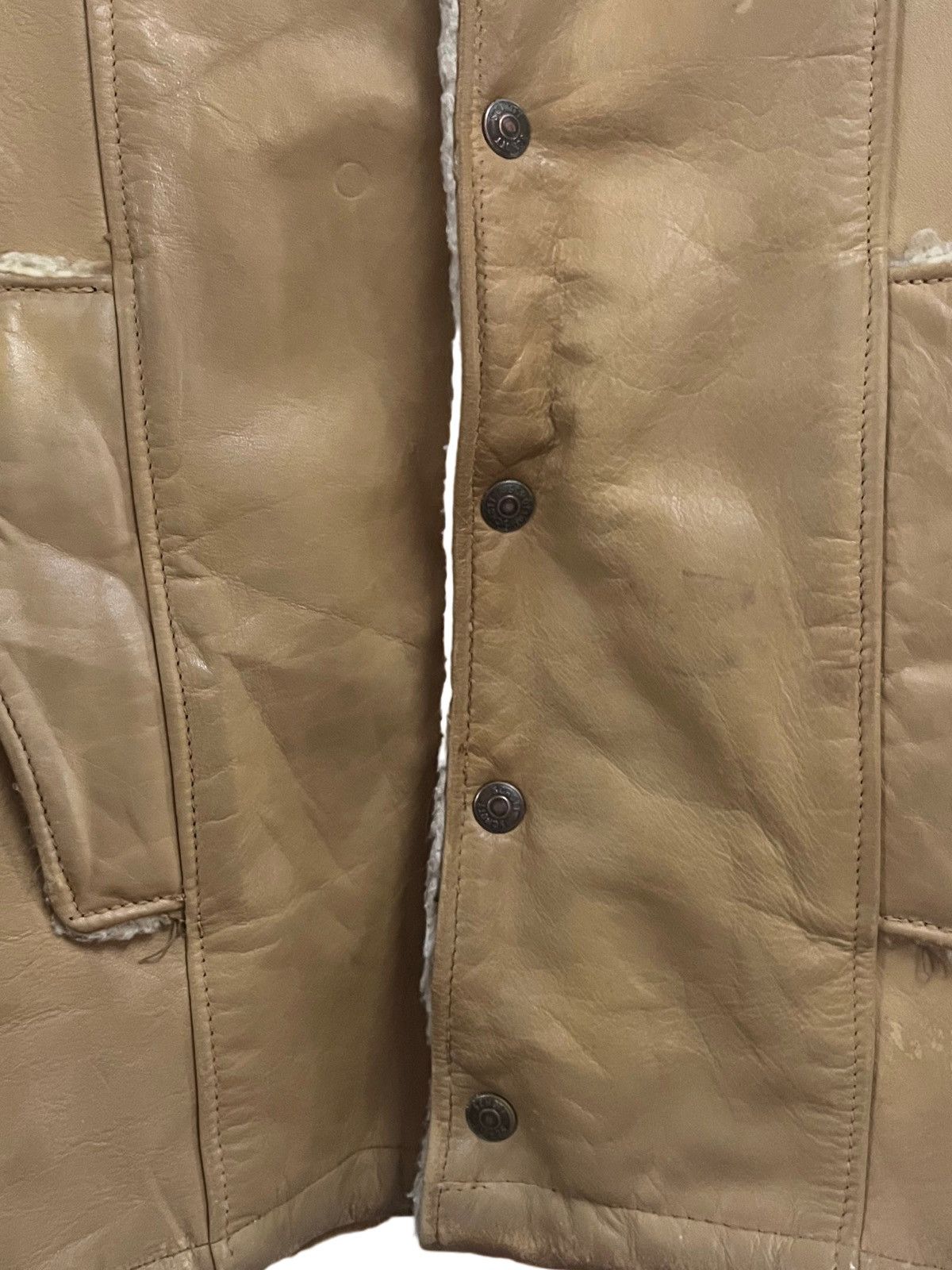 Schott Vintage Rancher By Schott Fleece Leather Jacket Size US M / EU 48-50 / 2 - 3 Thumbnail