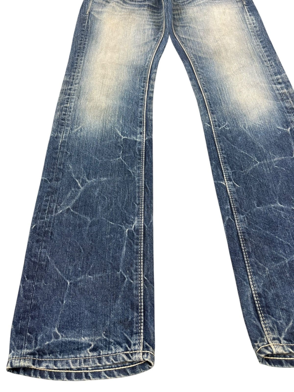 Japanese Brand Vintage Vanquish X Murder Licence Mud Faded Wash Jeans Size US 32 / EU 48 - 5 Thumbnail