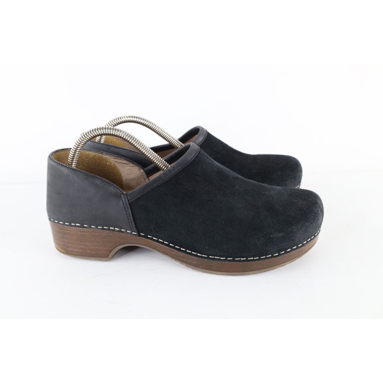 Dansko Dansko Faded Suede Leather Clogs Mary Janes Shoes Size US 10.5 / IT 40.5 - 3 Thumbnail