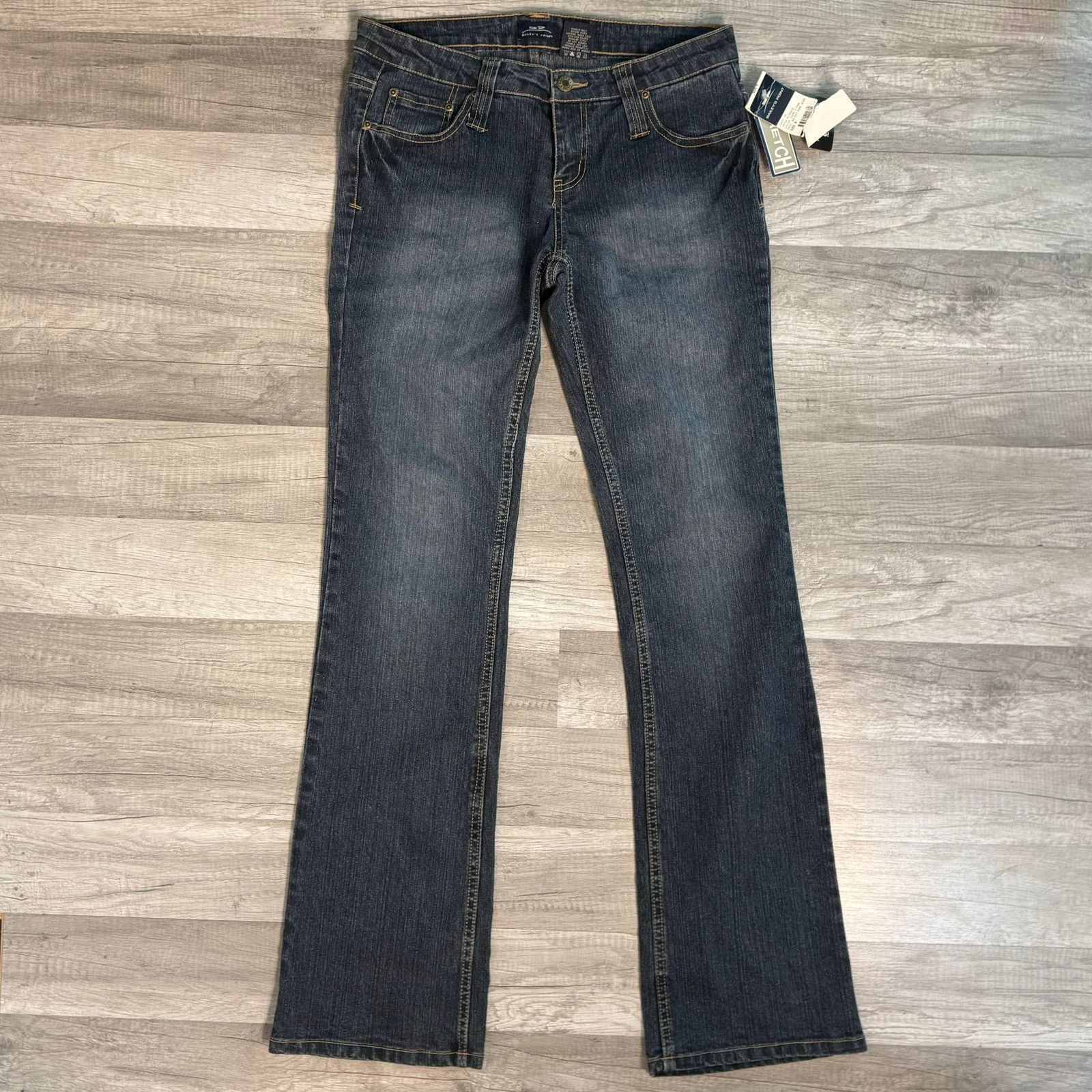 Vintage Y2K Embroidered Rhinestone Pocket Bootcut Jeans Mid Rise Size 30" / US 8 / IT 44 - 4 Thumbnail